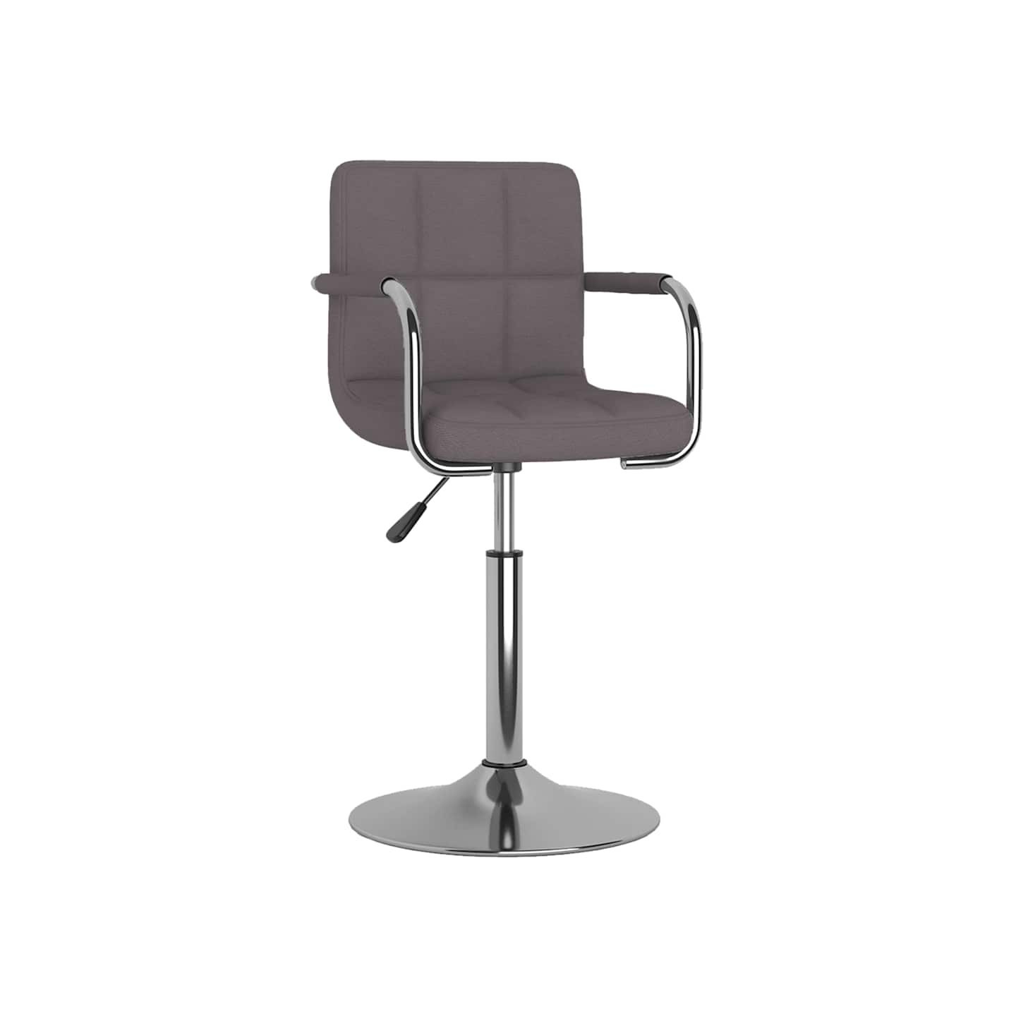 Chaise de salle à manger Taupe Tissu