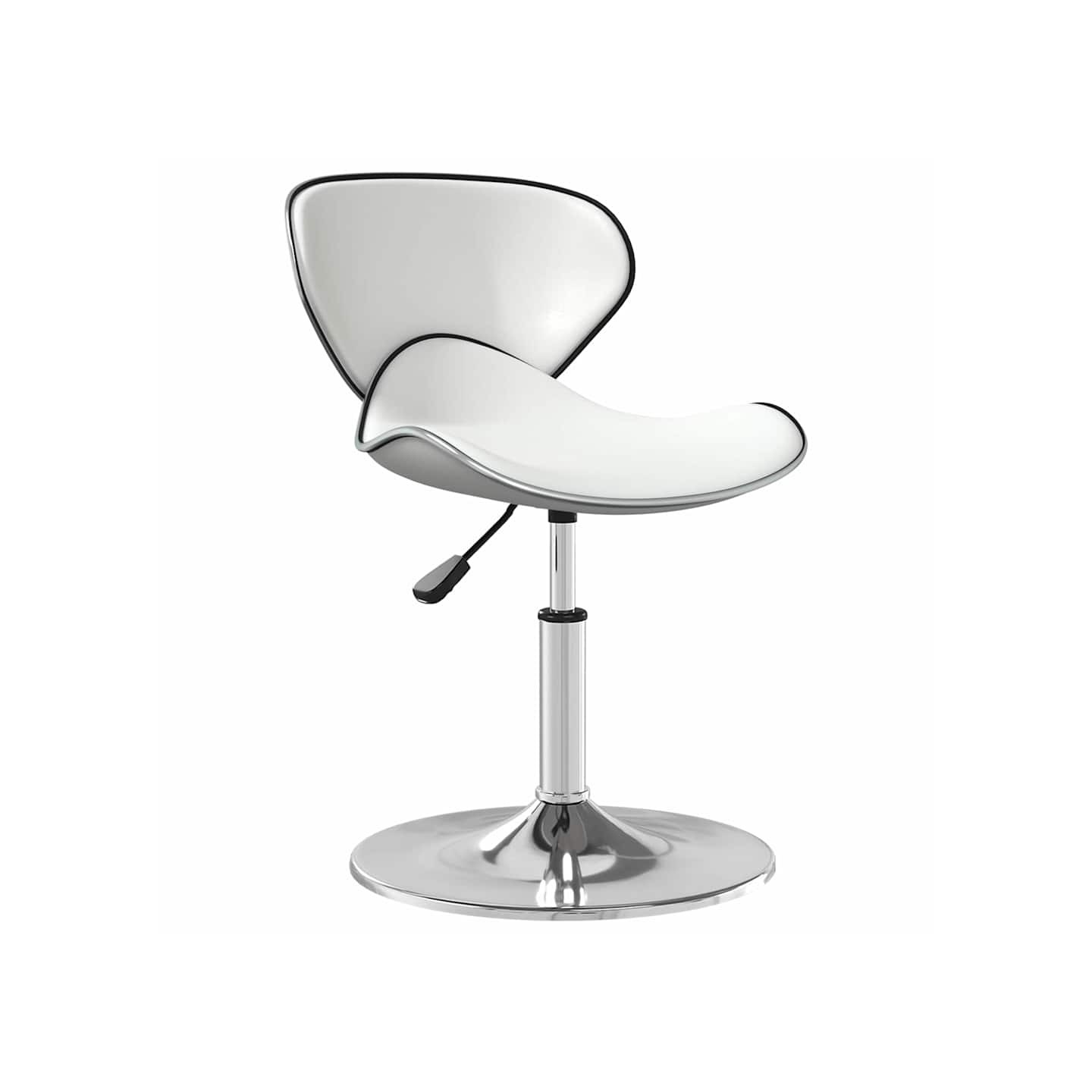 Chaise de salle à manger Blanc Similicuir