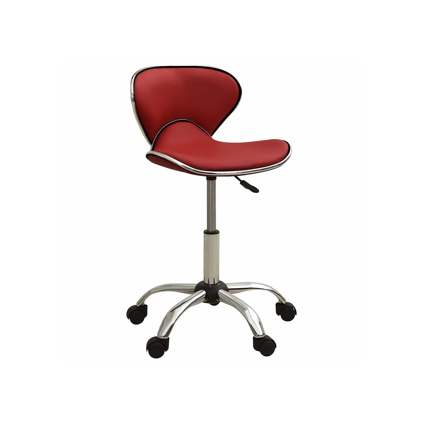 Chaise de bureau Rouge bordeaux Similicuir