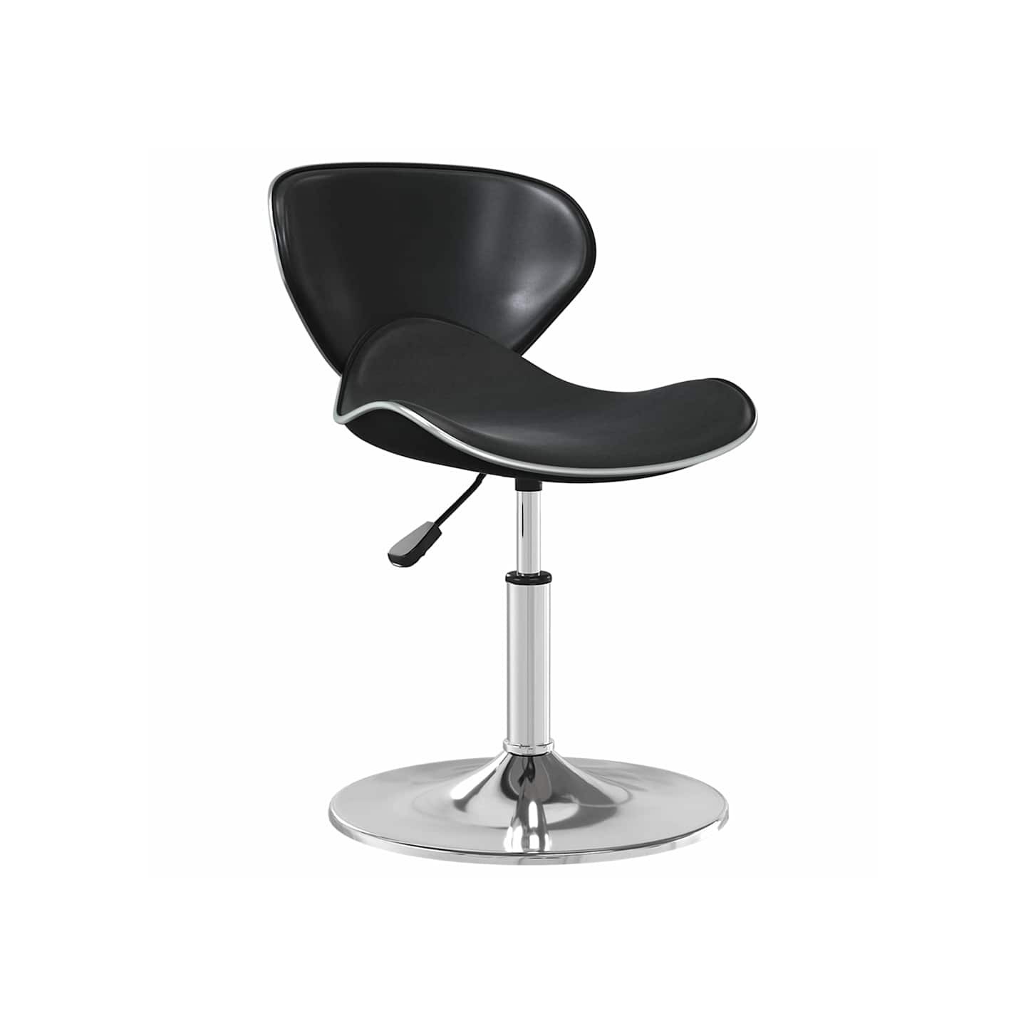 Chaise de salle à manger Noir Similicuir