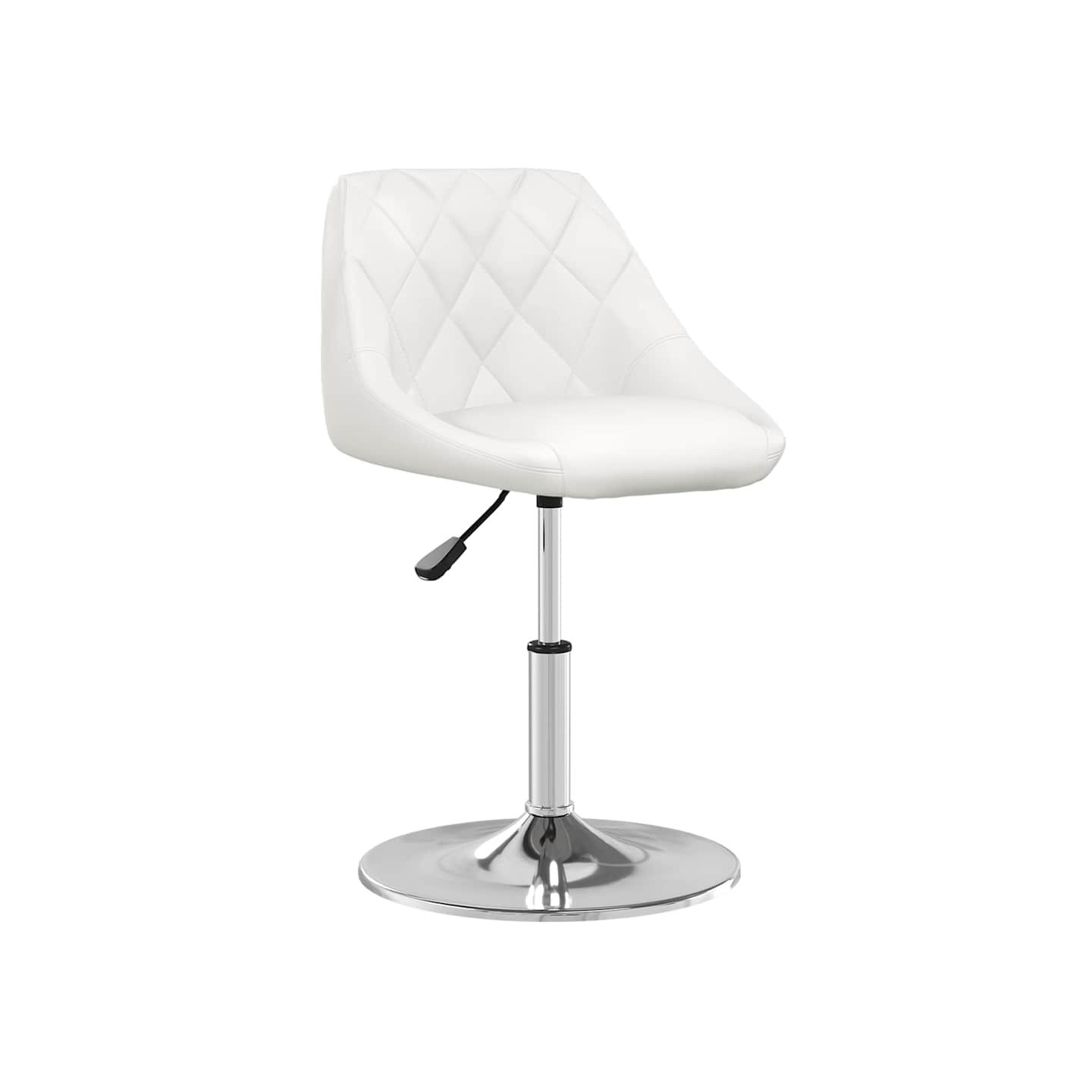 Tabouret de bar Blanc Similicuir