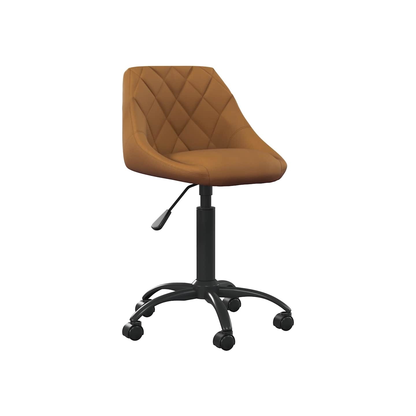 Chaise de bureau Marron Velours