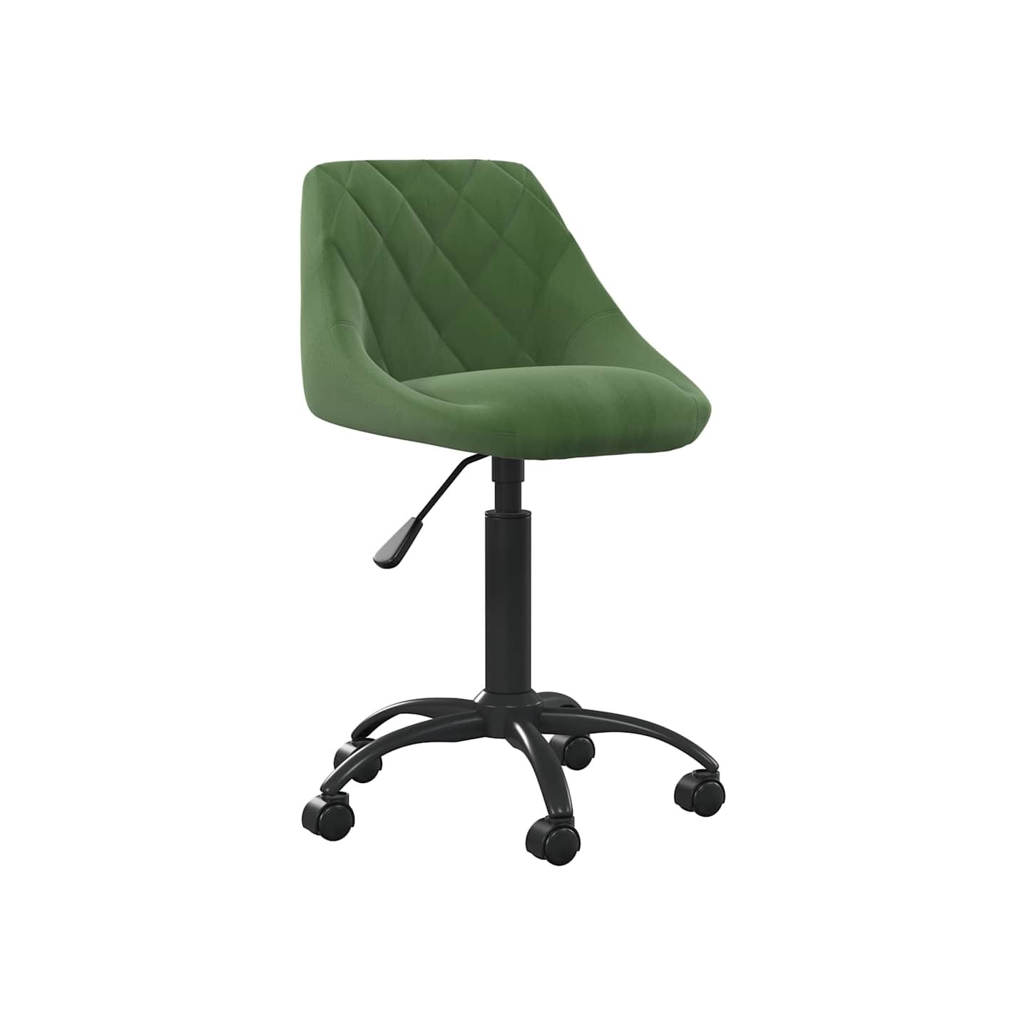 Chaise de bureau Vert foncé Velours