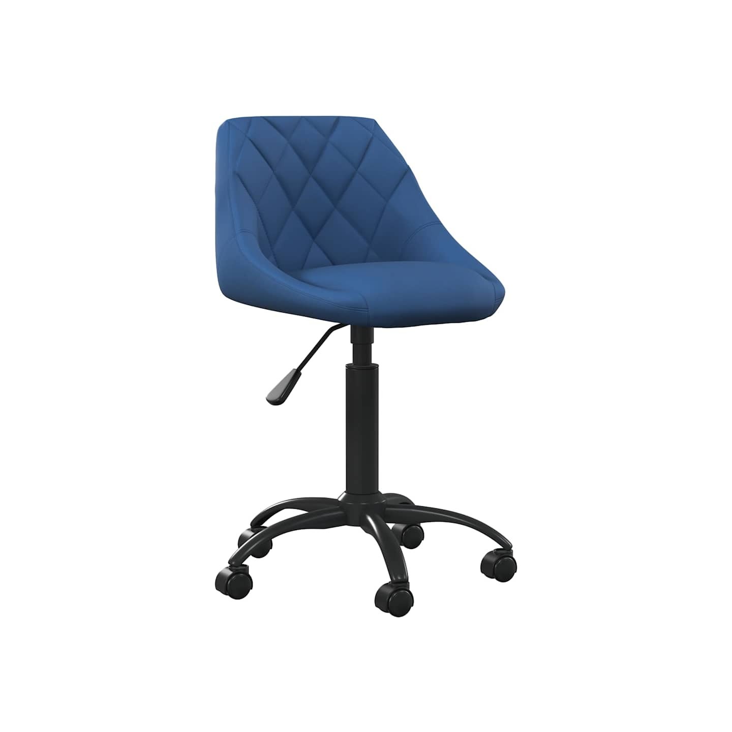 Chaise de bureau Bleu Velours