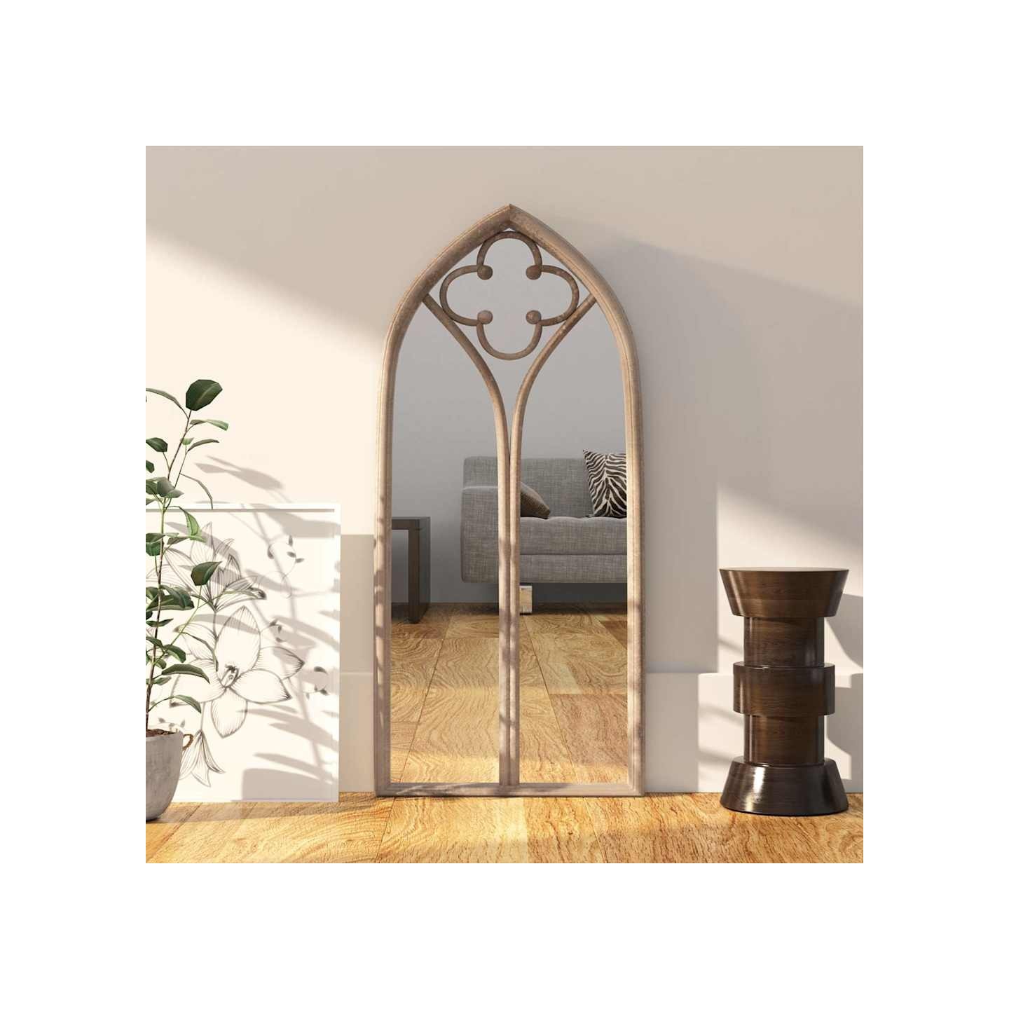 Miroir Sable 70x30 cm Fer pour utilisation à l'intérieur