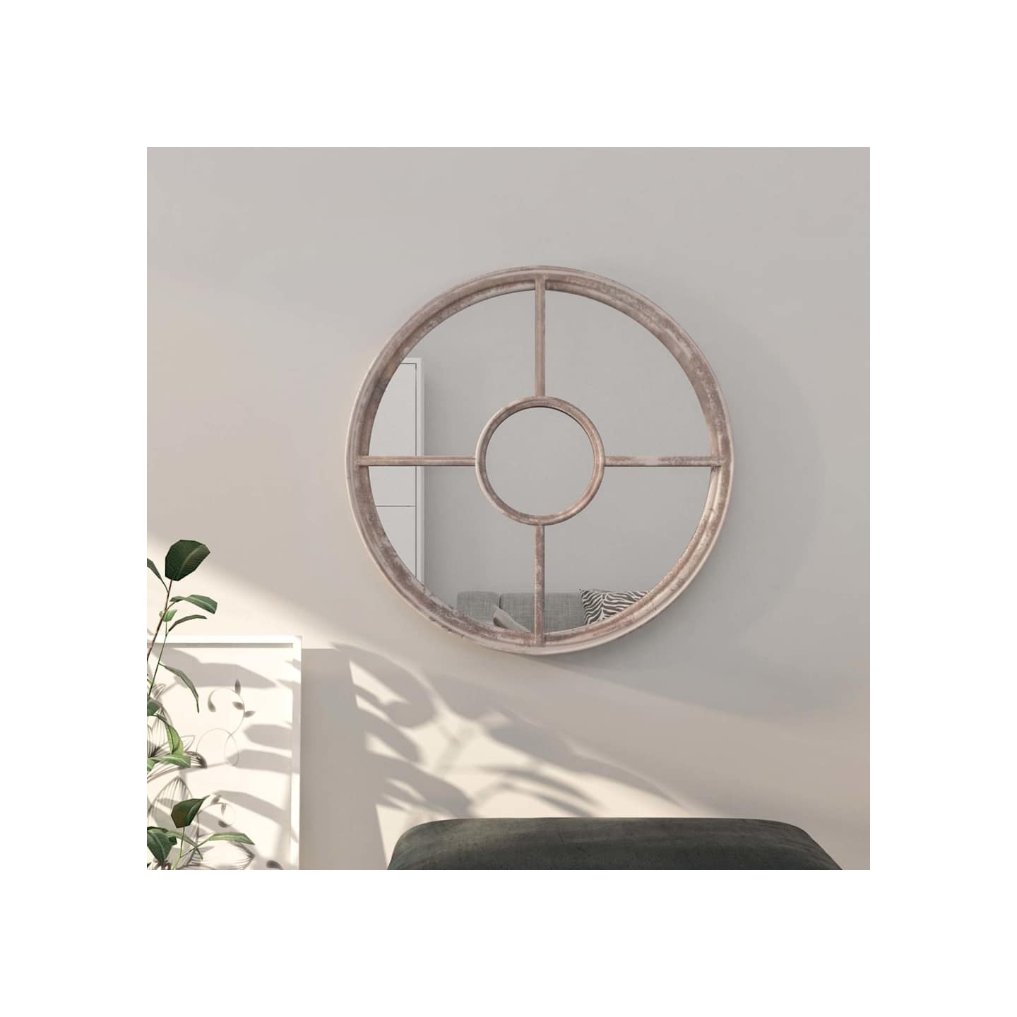 Miroir Sable 40x4 cm Fer pour utilisation à l'intérieur