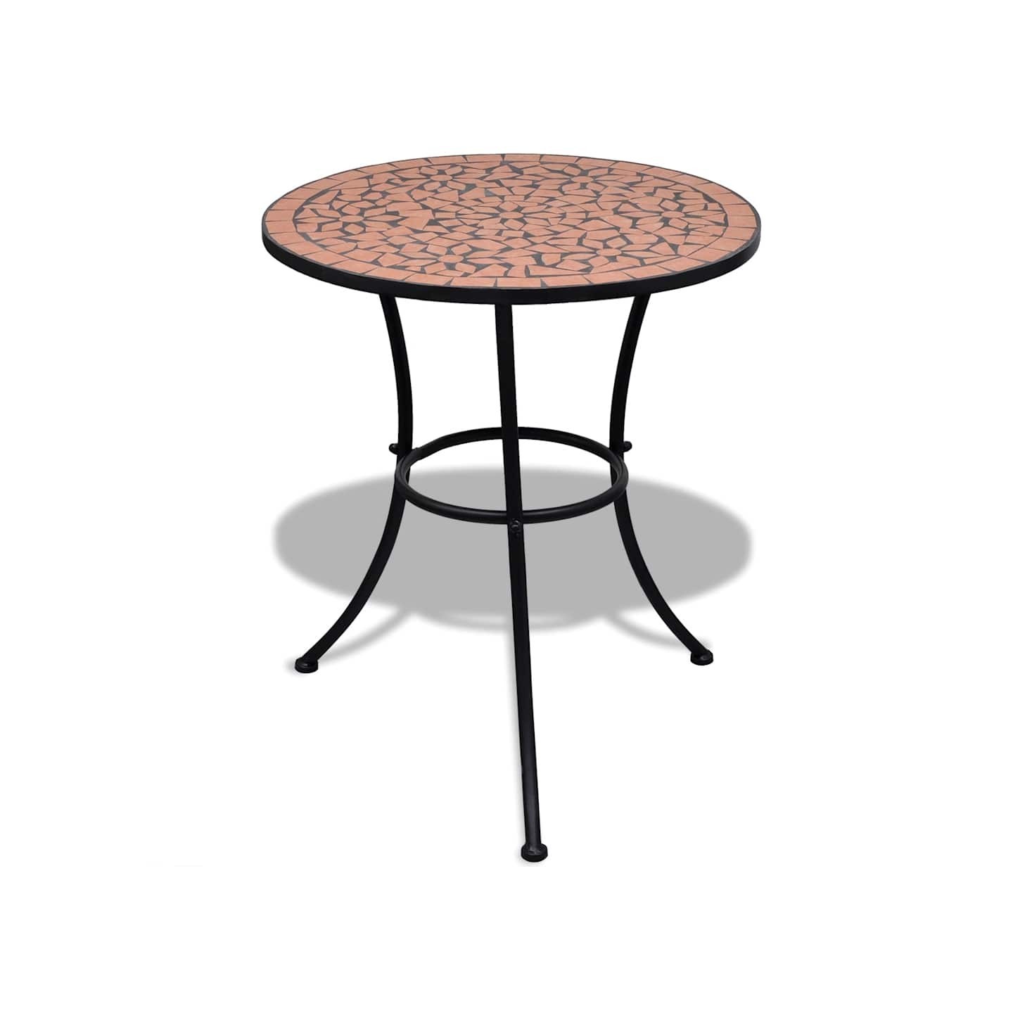 Table de bistro Terre cuite 60 cm Mosaïque