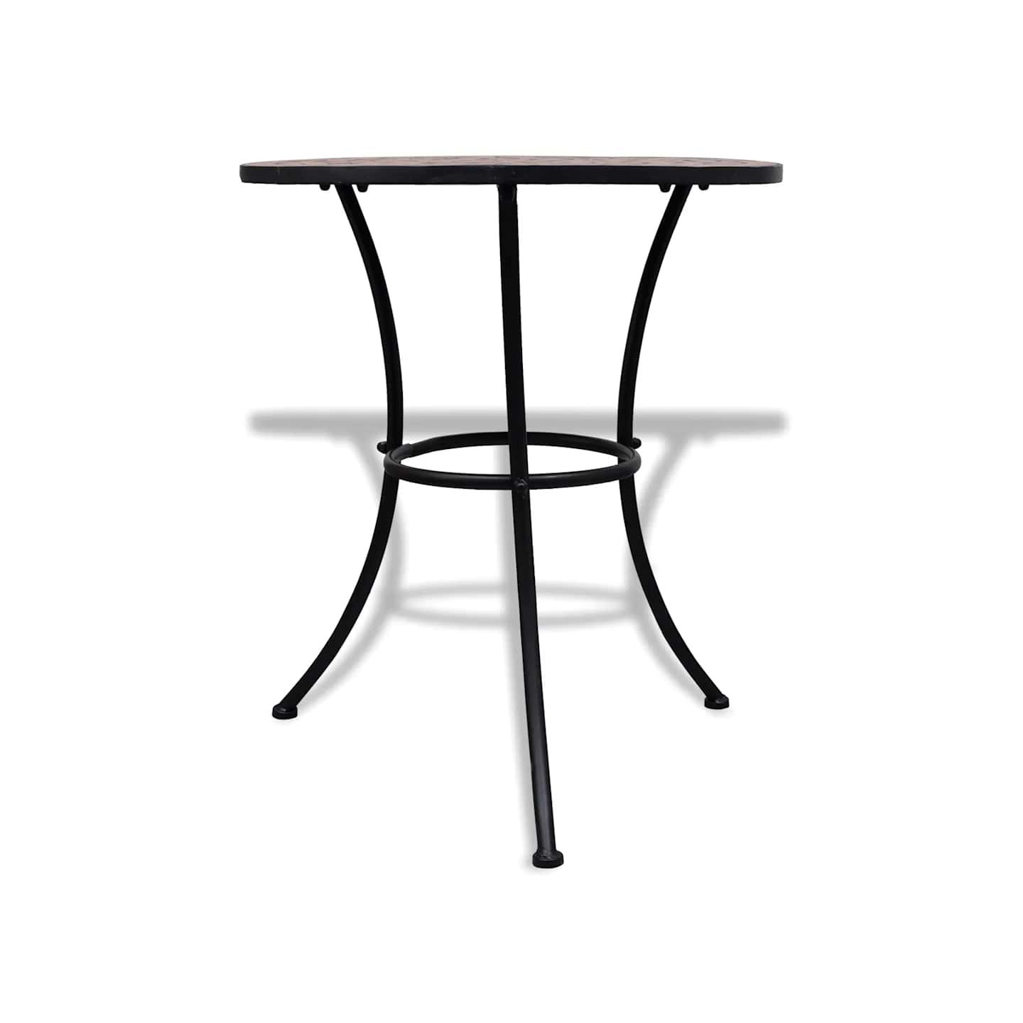 Table de bistro Terre cuite 60 cm Mosaïque