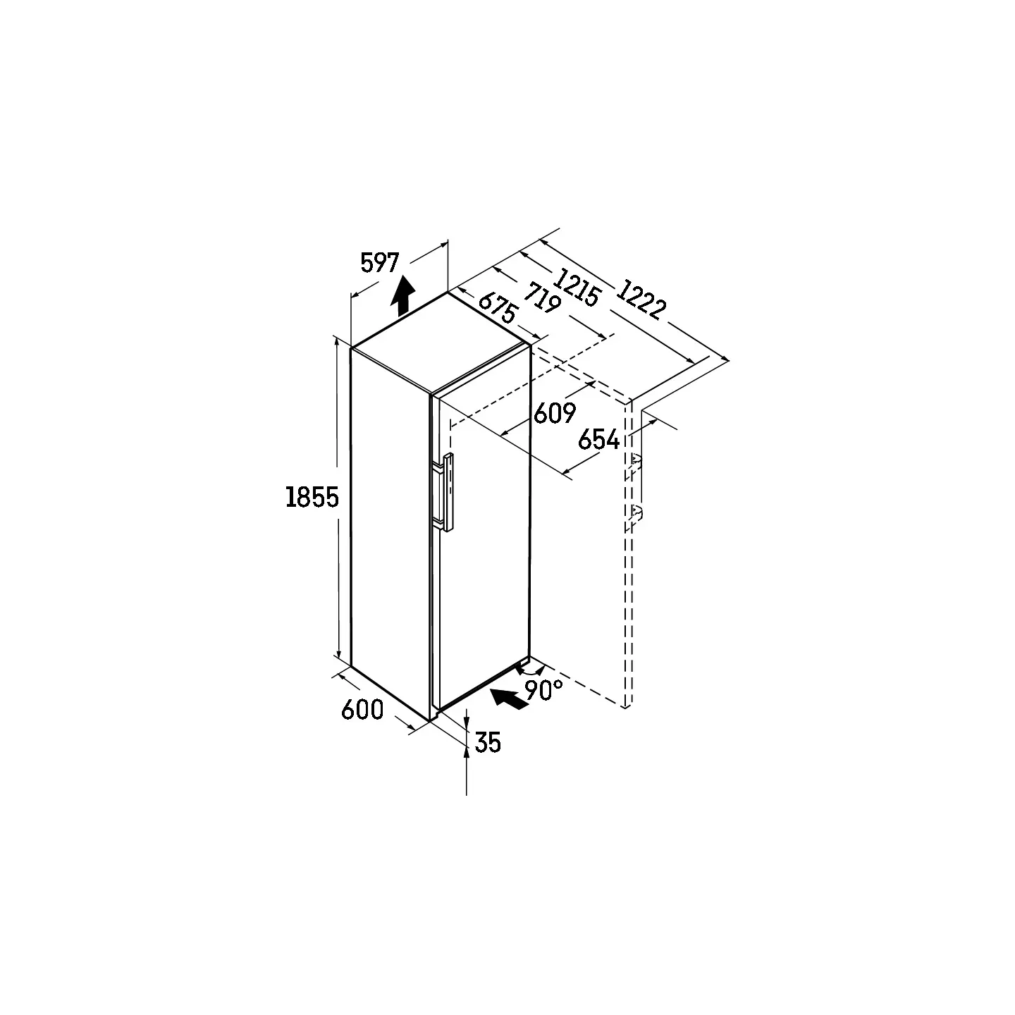 Congélateur armoire Liebherr FNE5217-20 277 L NoFrost | Nimestore