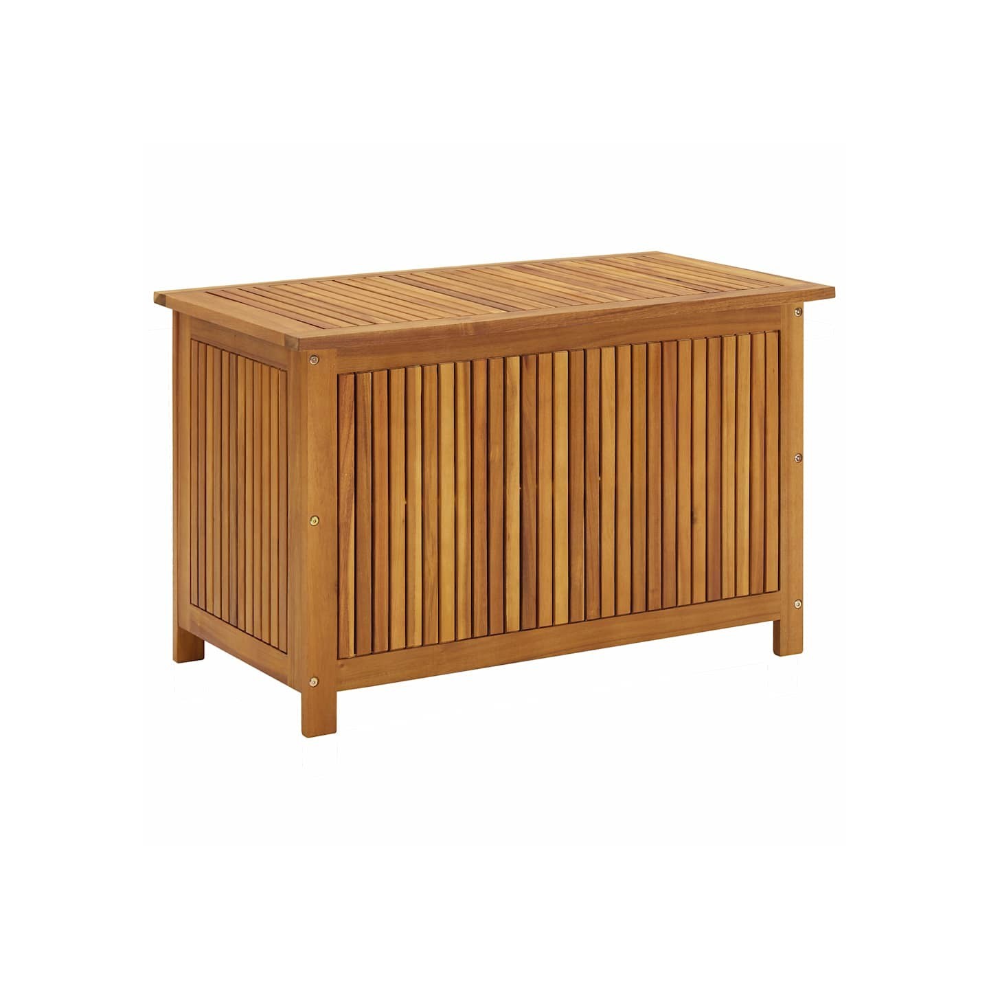 Boîte de rangement de jardin 90x50x58 cm bois d'acacia massif