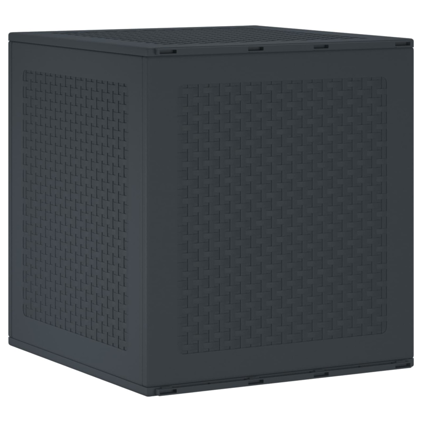 Boîte de rangement Anthracite 55 x 53 x 57 cm Polypropylène