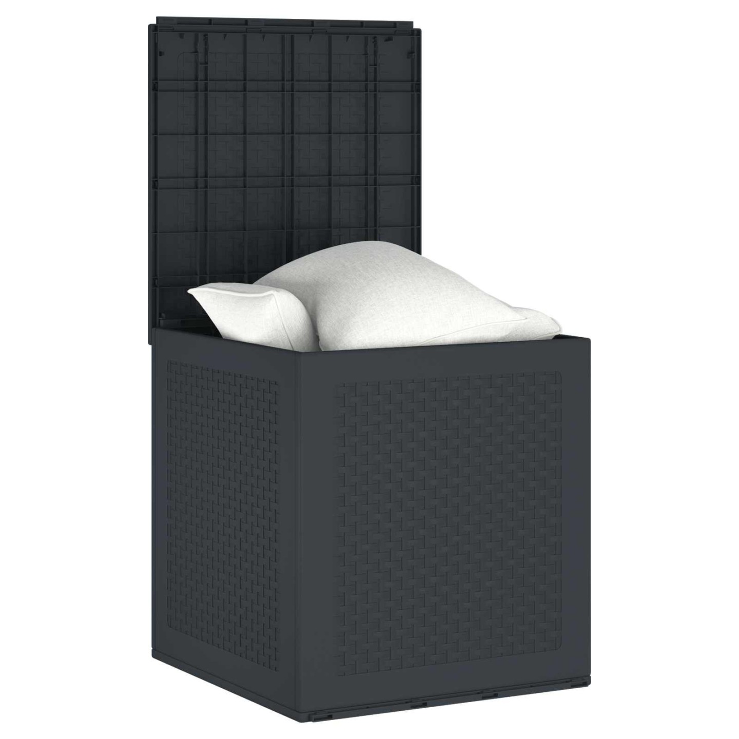 Boîte de rangement Anthracite 55 x 53 x 57 cm Polypropylène