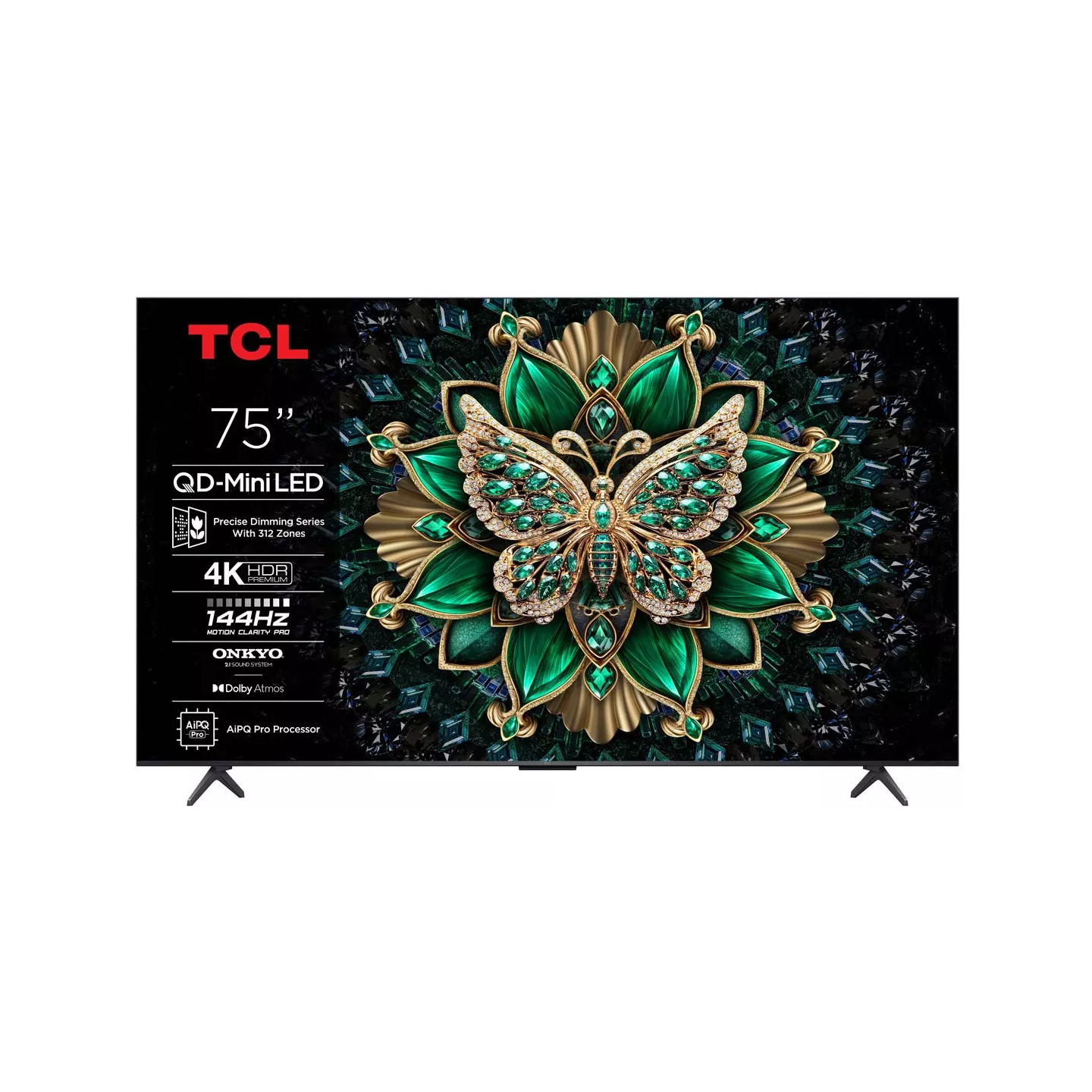 TV QLED TCL 75C69K 75" 4K QD-Mini LED 144 Hz | Nimestore