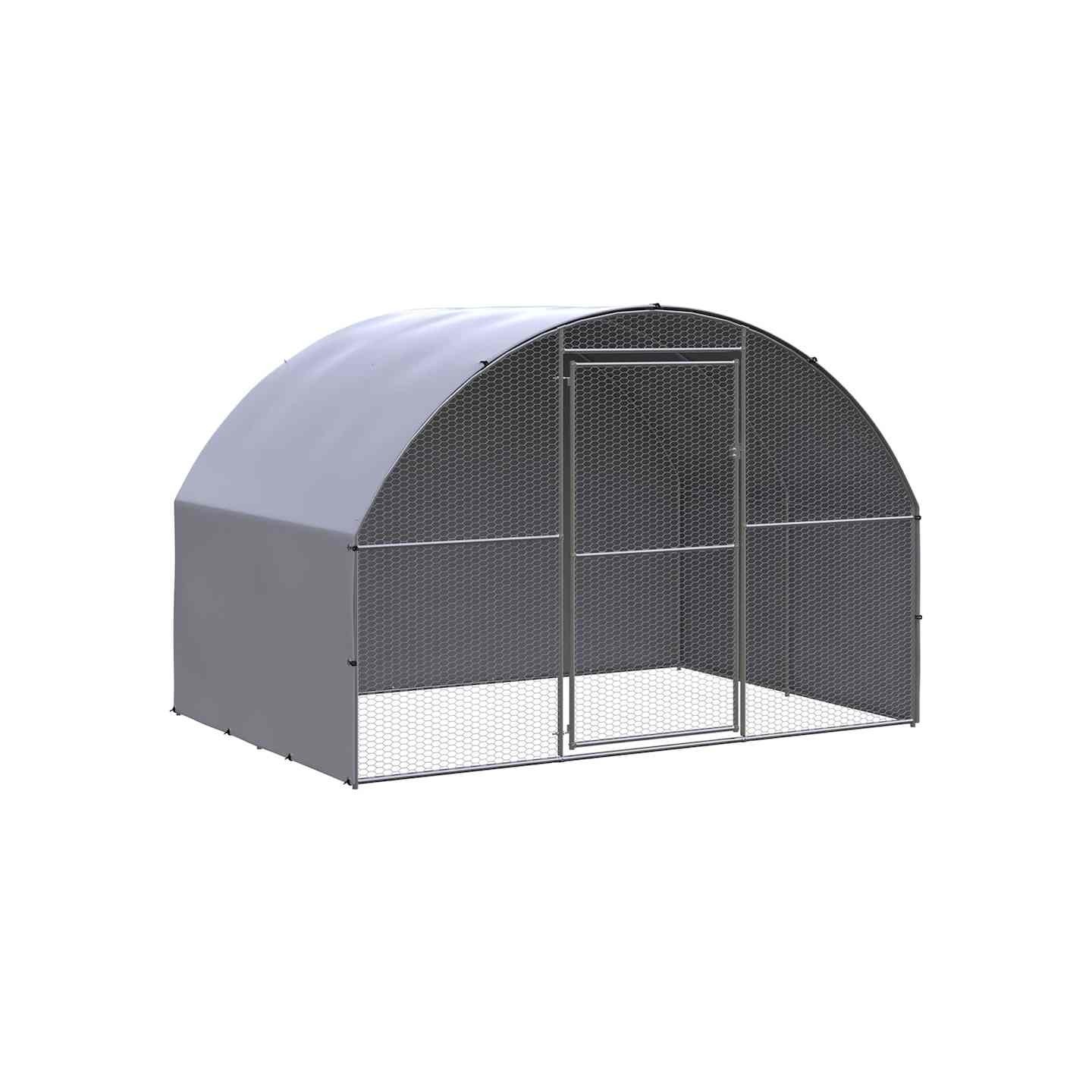 Poulailler d'extérieur 3x2x2 m Acier galvanisé