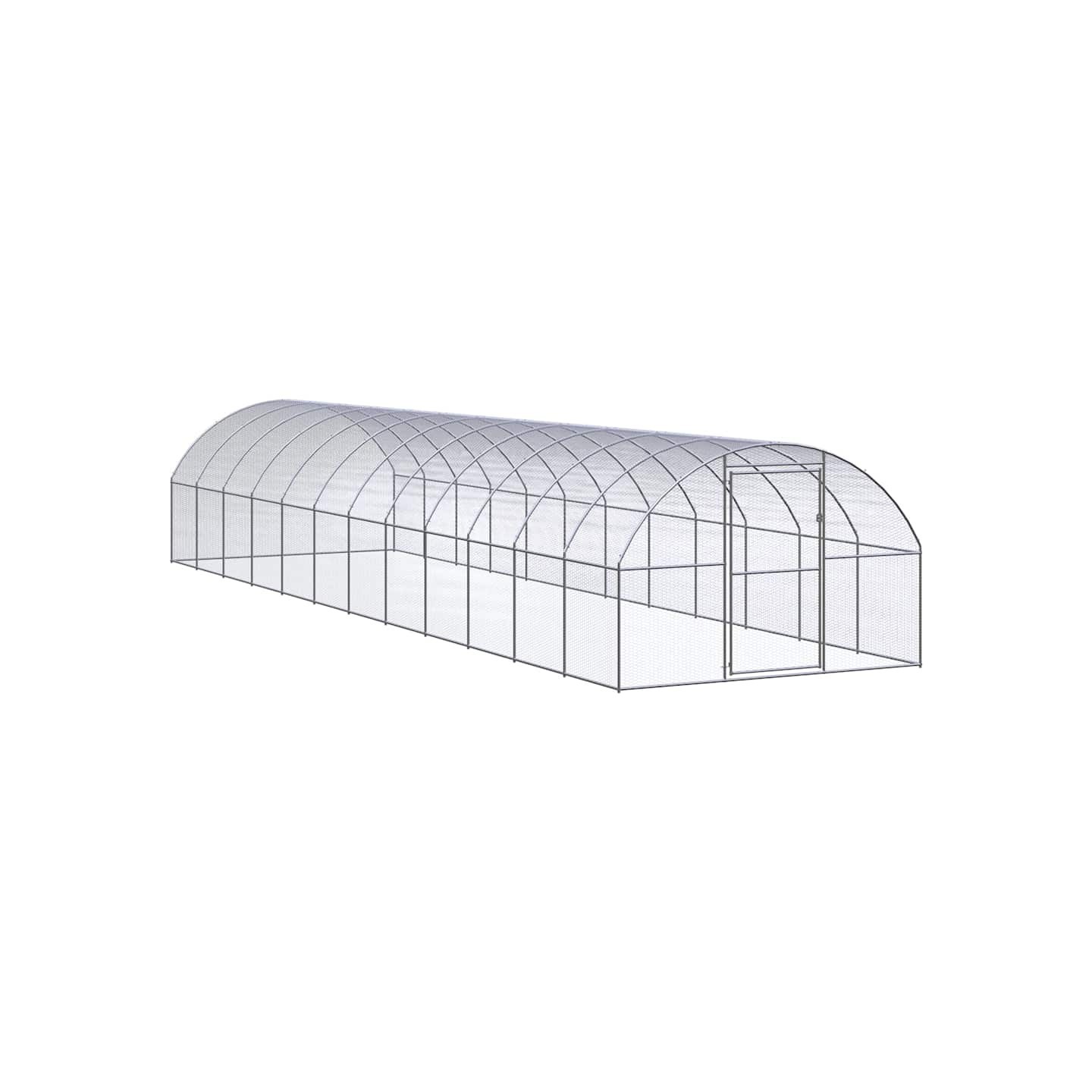 Poulailler d'extérieur 3x12x2 m Acier galvanisé