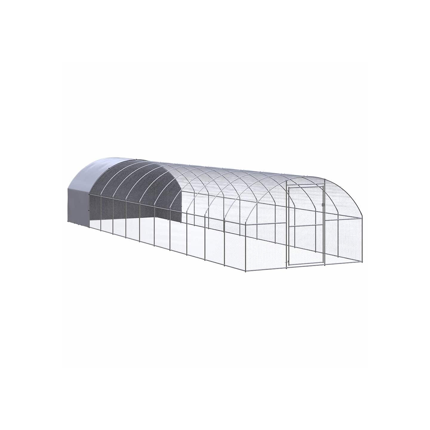 Poulailler d'extérieur 3x12x2 m Acier galvanisé