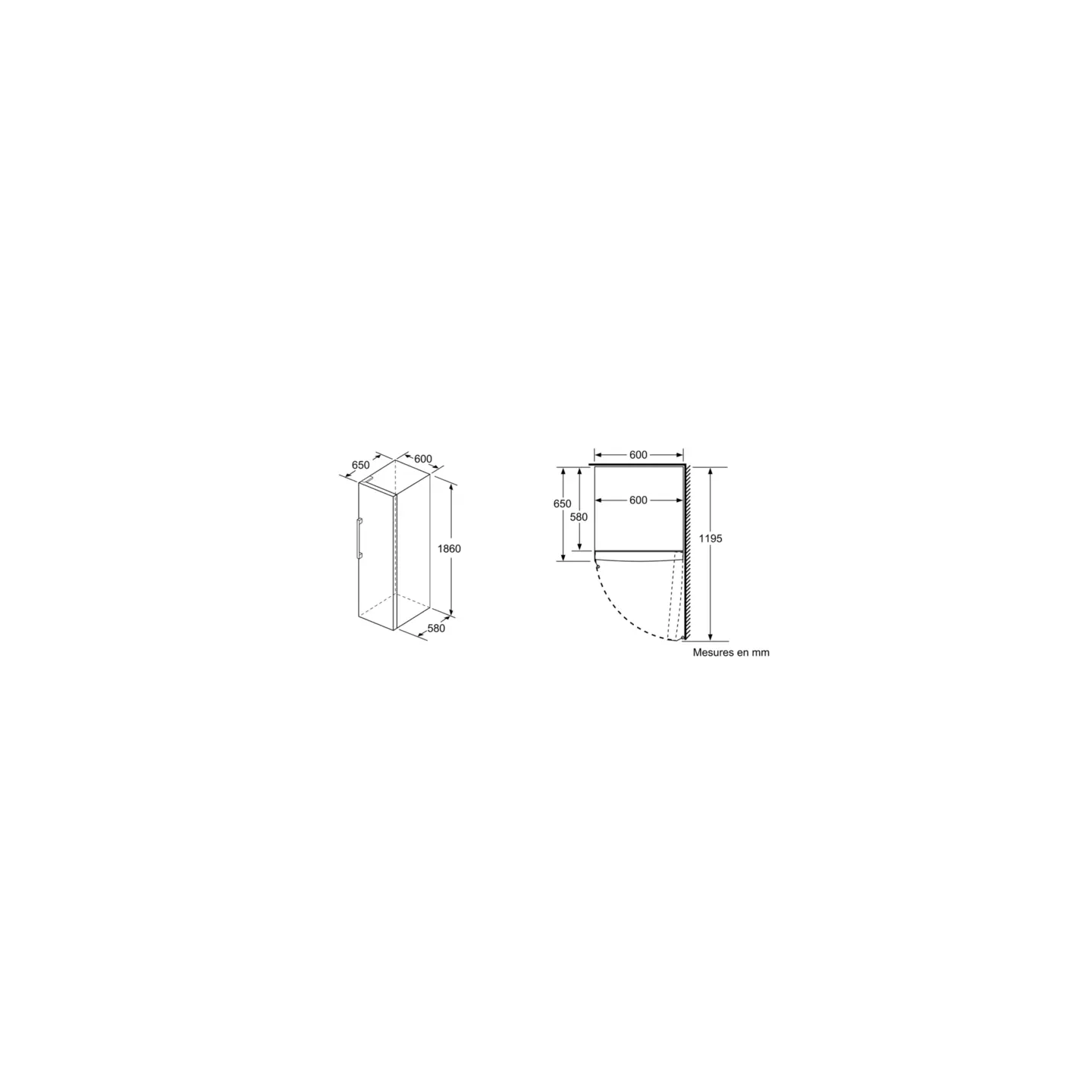 Congélateur armoire Bosch GSN 33 VWEP 225 L froid ventilé | Nimestore