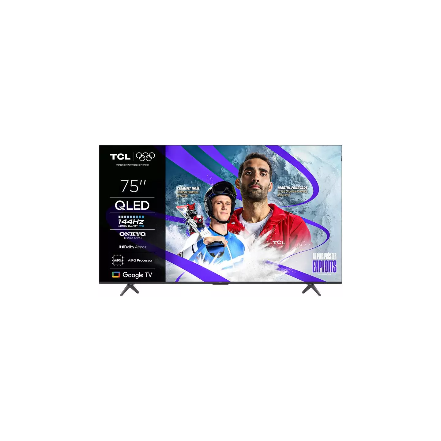 TV QLED TCL 75P89K 75" 4K 144 Hz Google TV | Nimestore