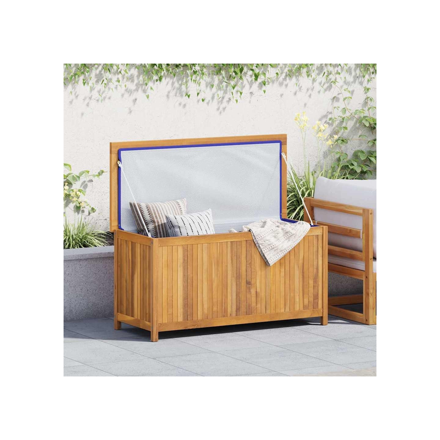 Boîte de jardin 114x50x58 cm Bois massif de teck