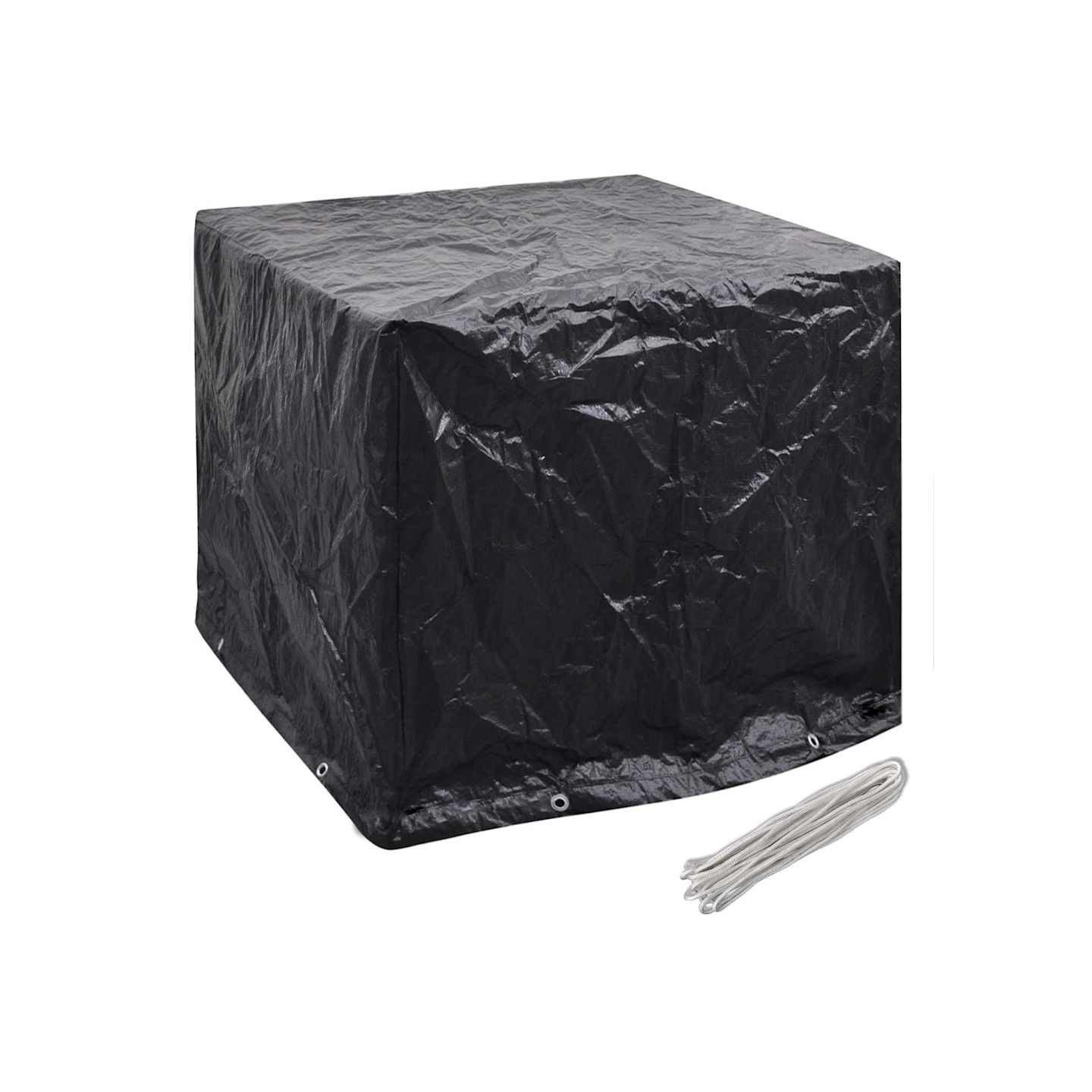 Housse de réservoir d'eau de jardin 2pcs 8 œillet 116x100x120cm