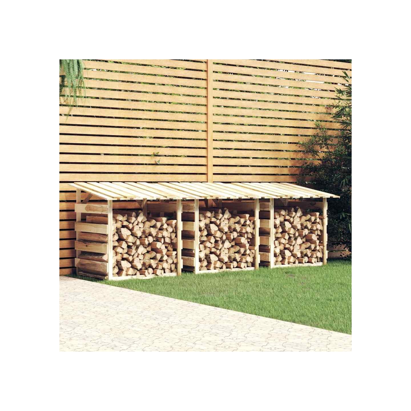 Pergolas avec toits 3 pcs 100x90x100 cm Bois de pin imprégné