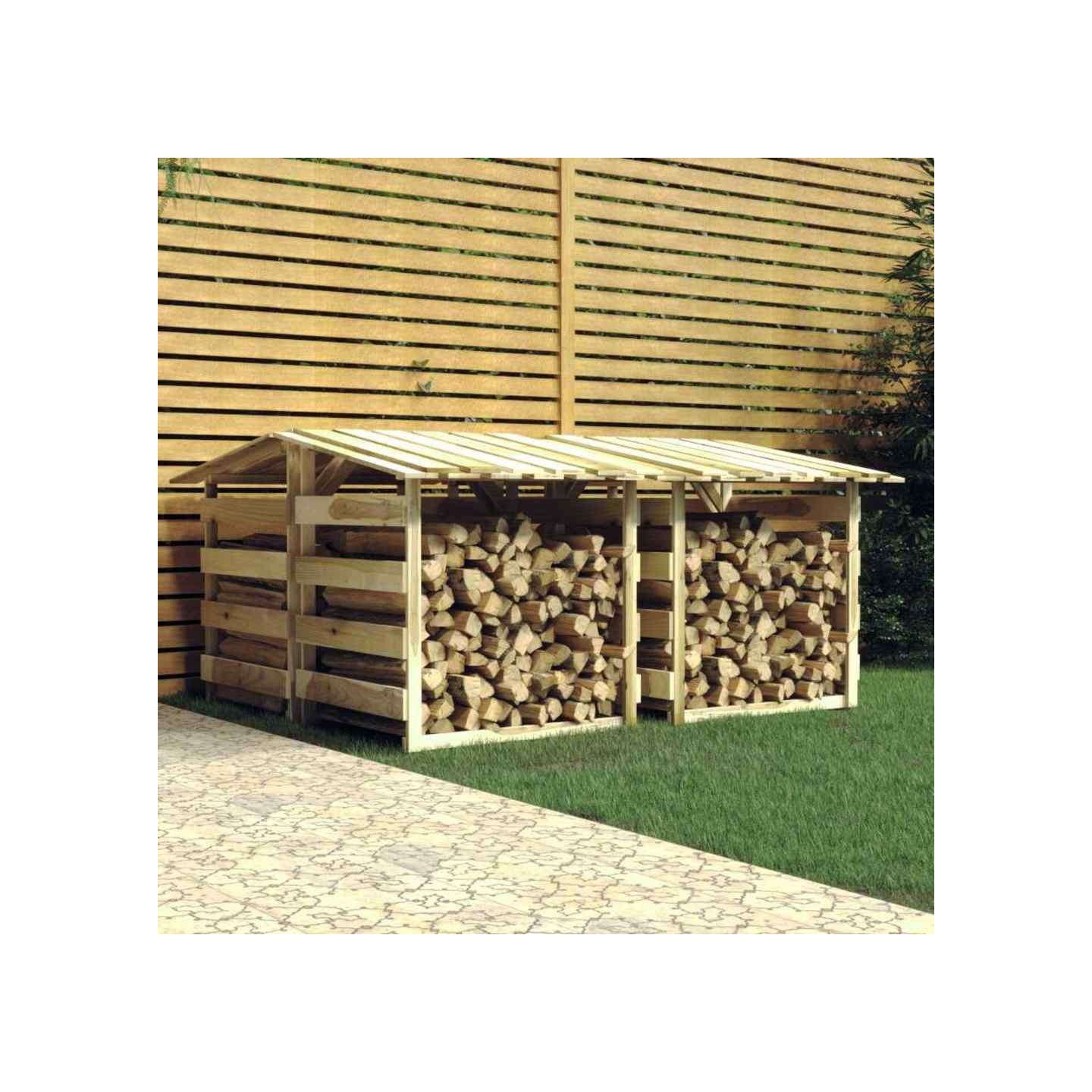 Pergolas avec toits 4 pcs 100x90x100 cm Bois de pin imprégné