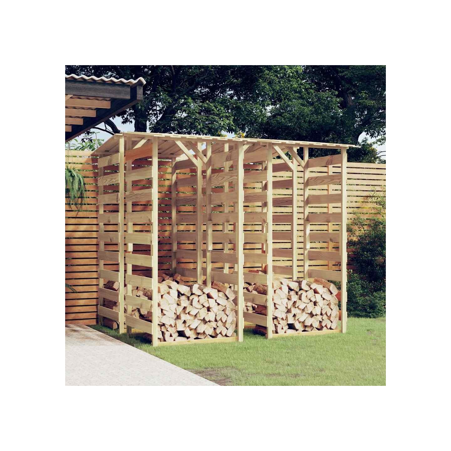 Pergolas avec toits 4 pcs 100x90x200 cm Bois de pin imprégné