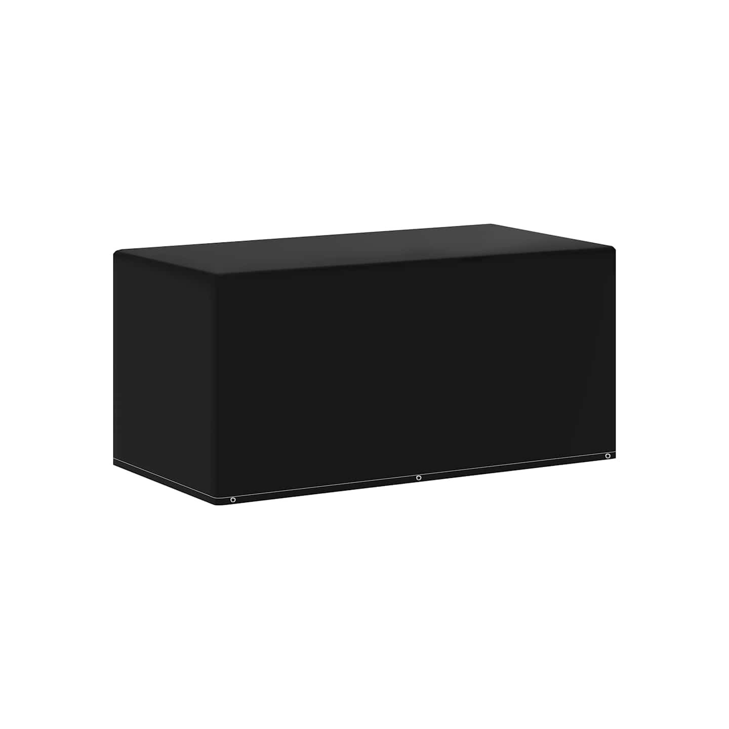 Housses de meubles de jardin 2 pcs 6 œillets 160x80x75 cm