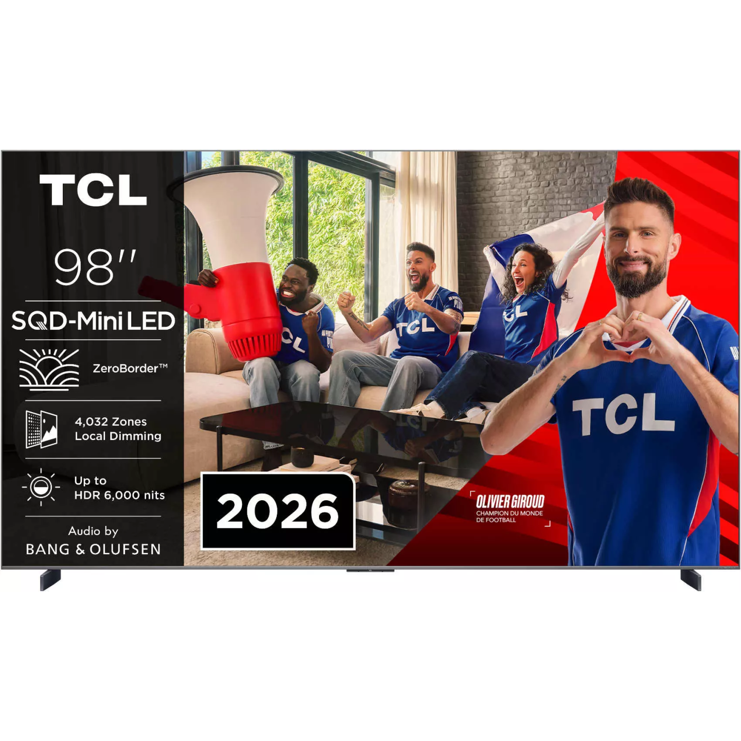 TV QLED TCL 98C89L 98" 4K SQD-Mini LED 144 Hz | Nimestore