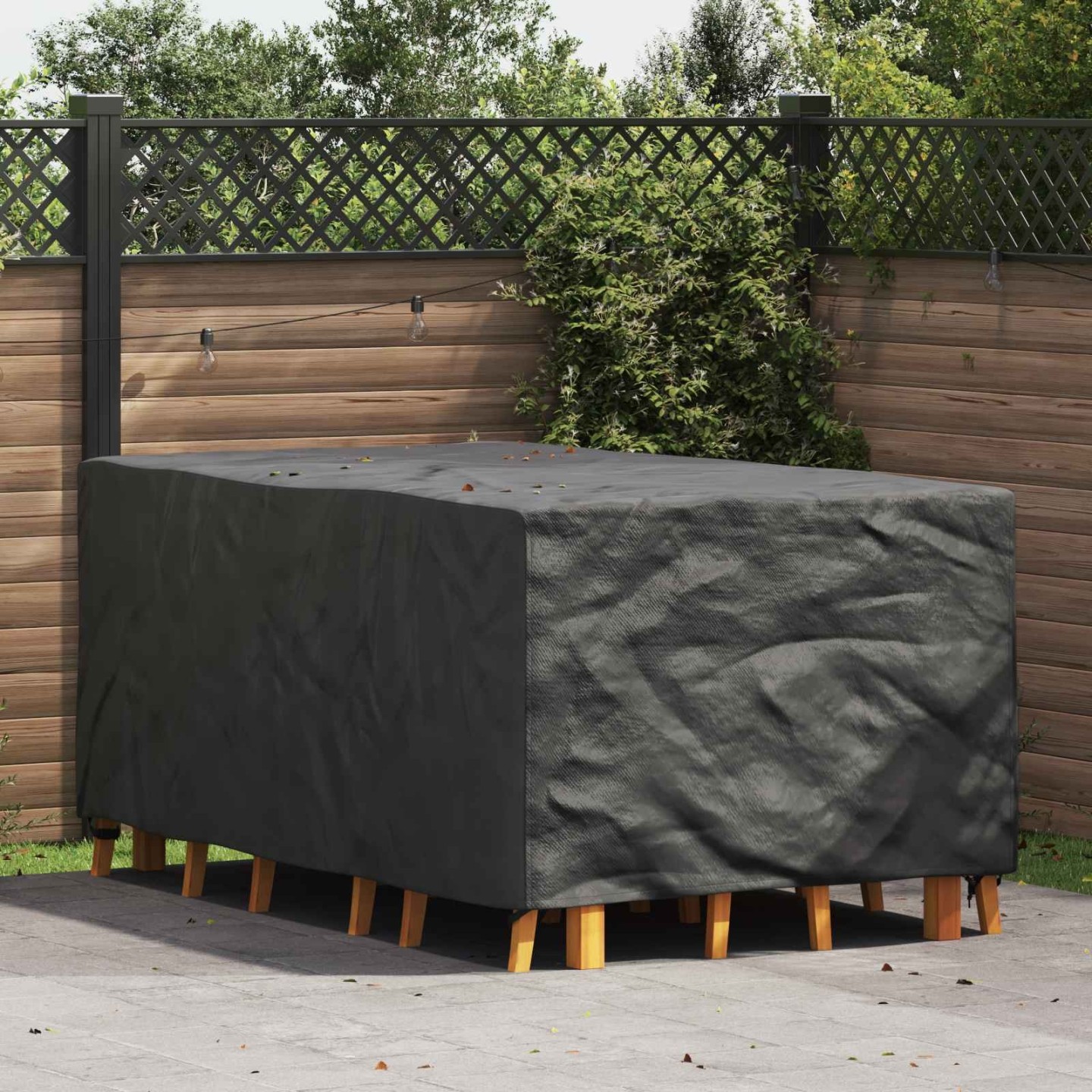Housse pour meubles Uni Noir 143 x 225 x 90 cm 210D