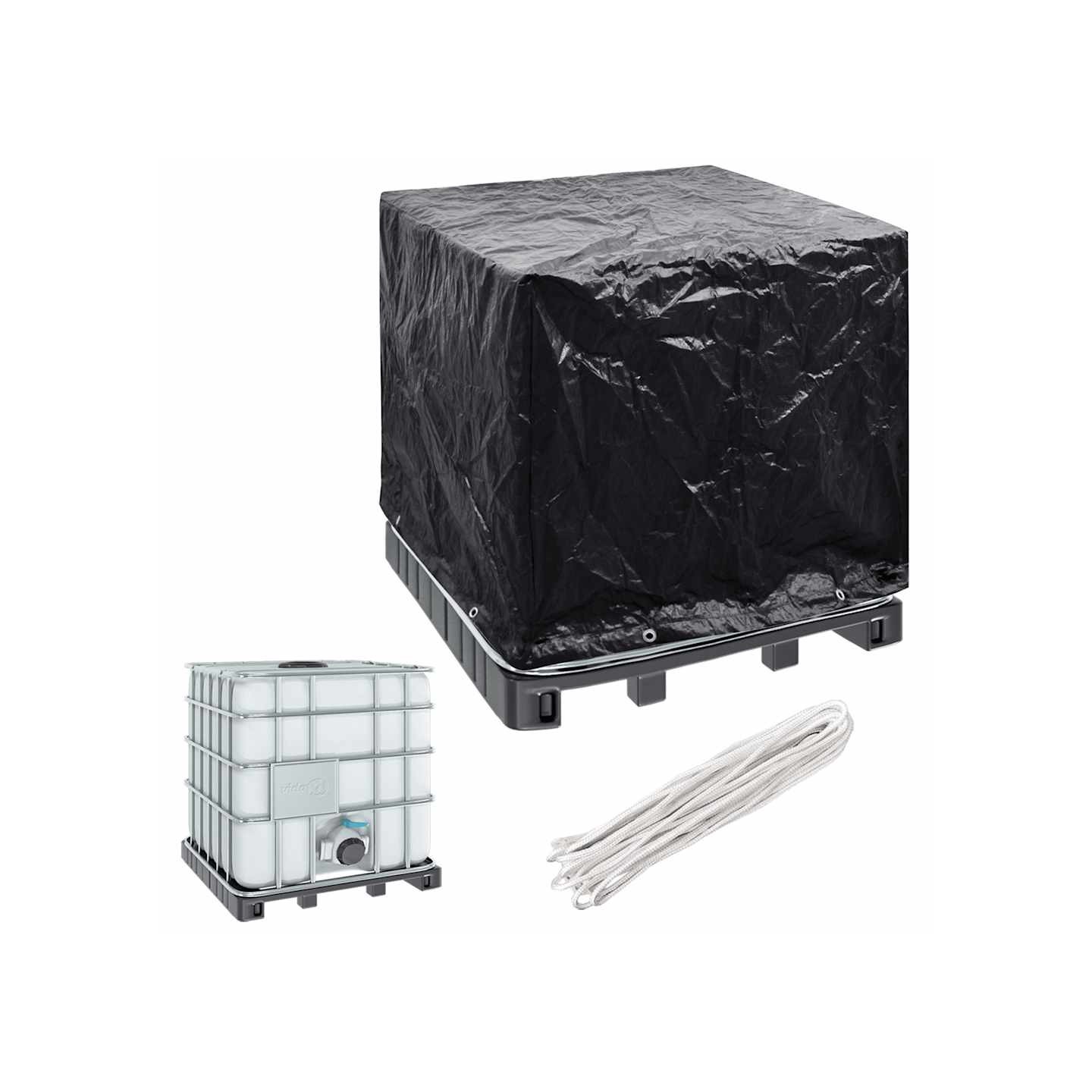 Housse de récipient IBC 8 œillets 116x100x120 cm