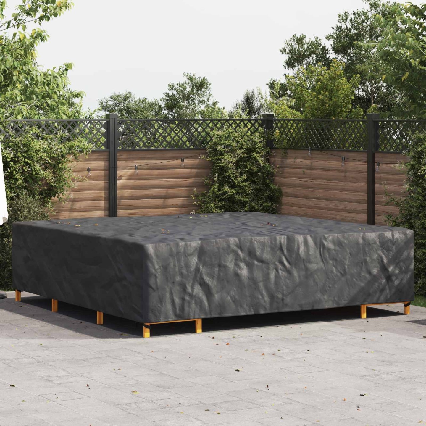 Housse pour meubles 300 x 300 x 70 cm 210D Rectangulaire Noir