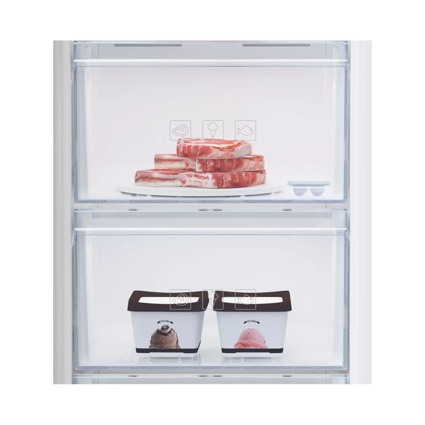 Congélateur armoire Beko RFSM200T41WN 196 L | Nimestore