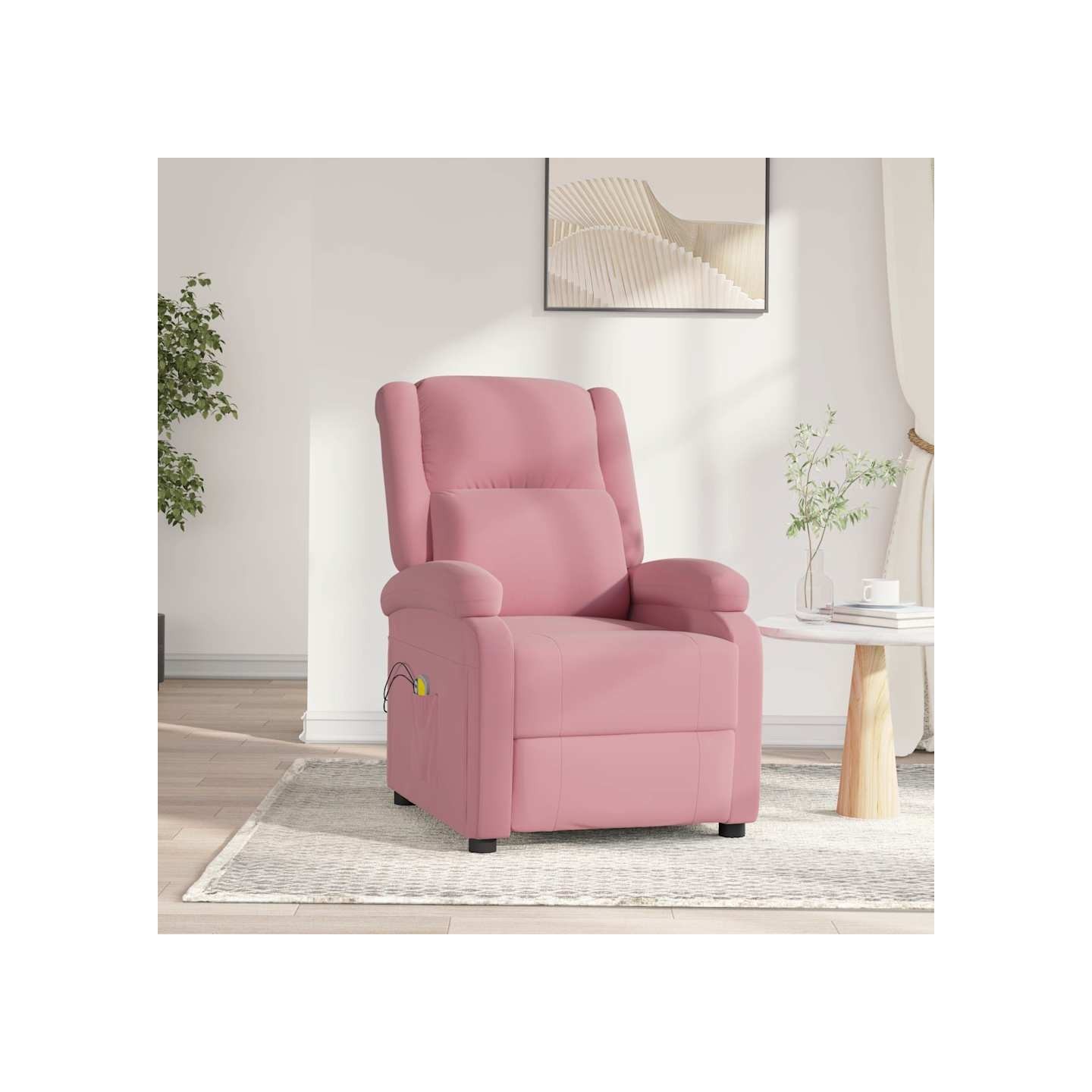 Fauteuil électrique de massage Rose Velours