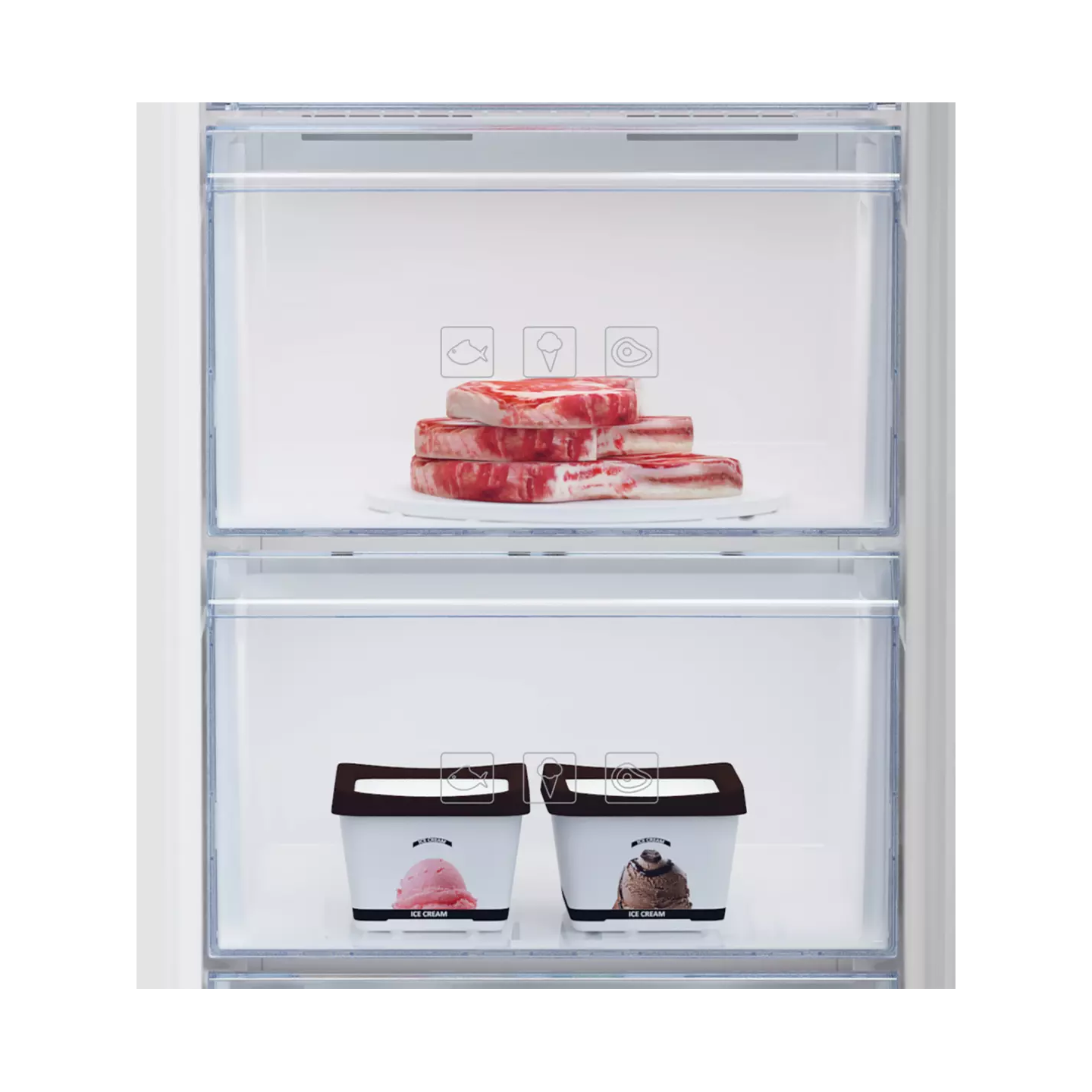 Congélateur armoire Beko RFNM200T40WN/1 177 L NoFrost | Nimestore