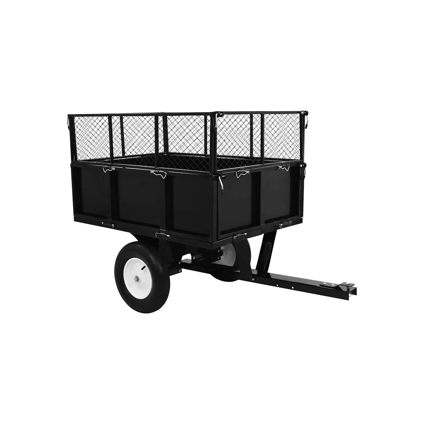 Remorque basculante pour tondeuse de pelouse Charge de 300 kg