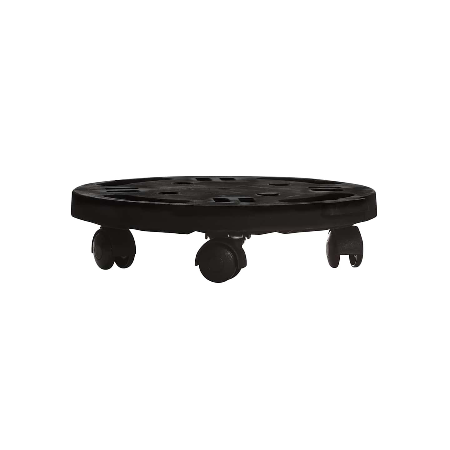 Support sur roulettes pour plantes Diamètre 30 cm Noir 170 kg