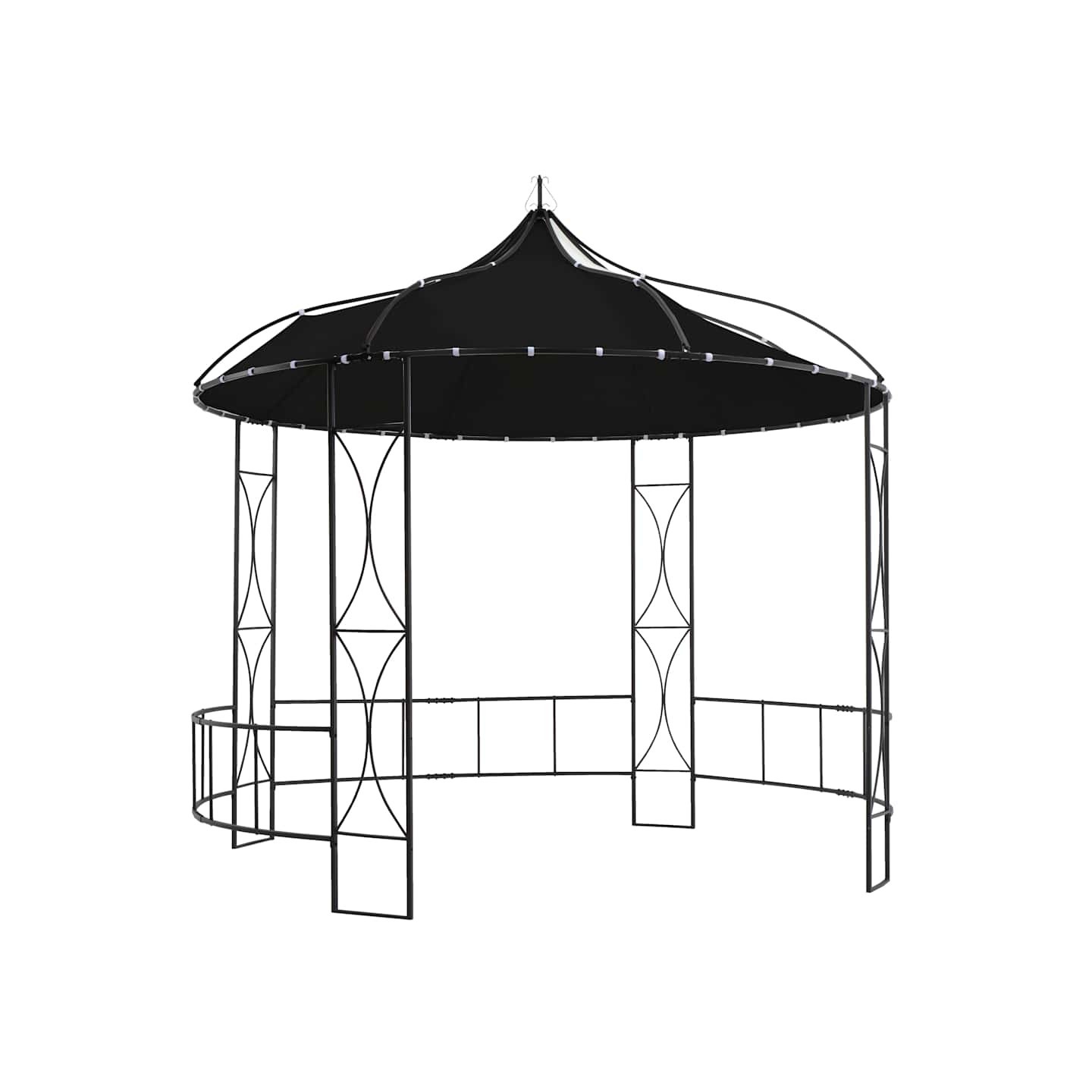 Belvédère 300 x 290 cm Anthracite Rond