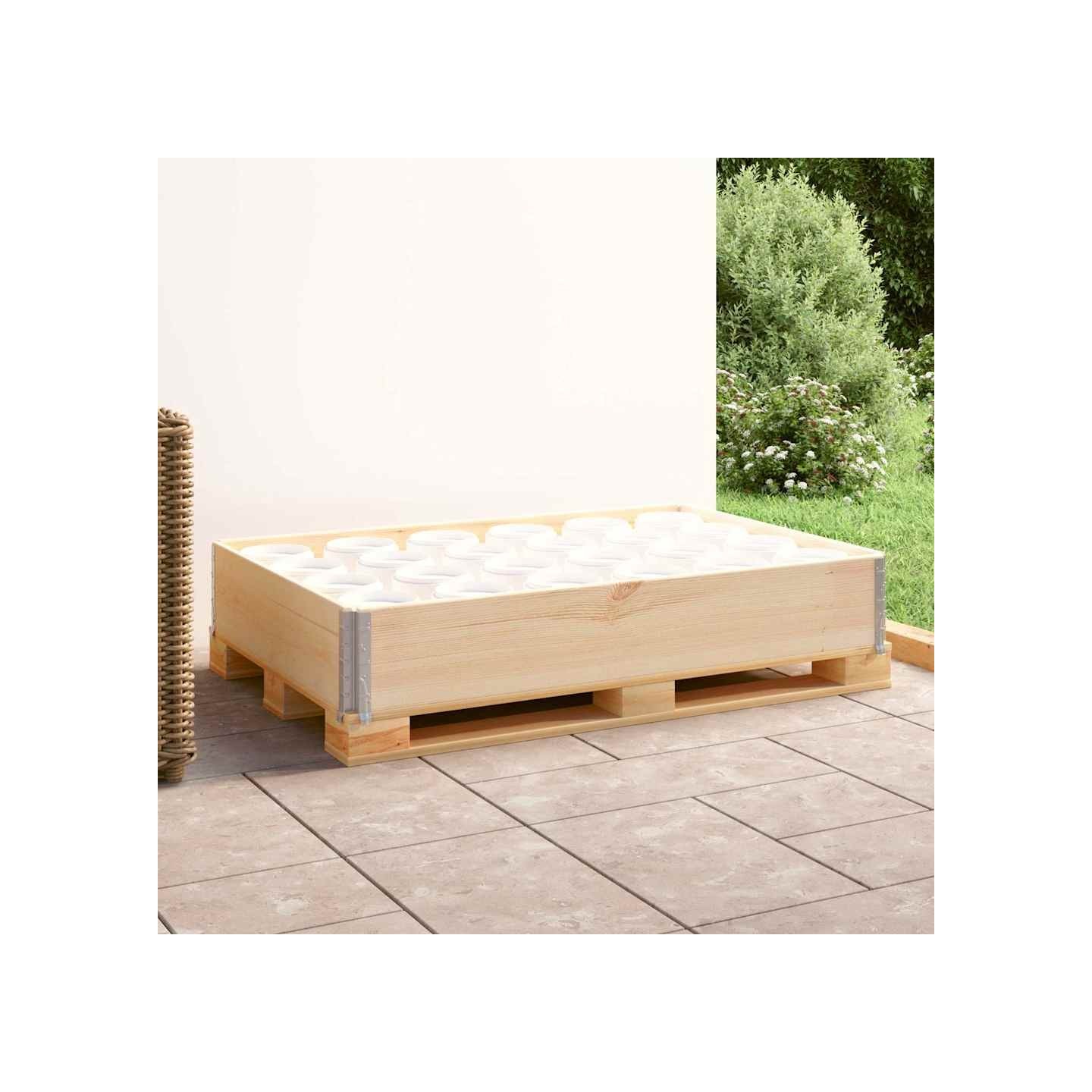 Collier de palette 80x120 cm Bois de pin solide