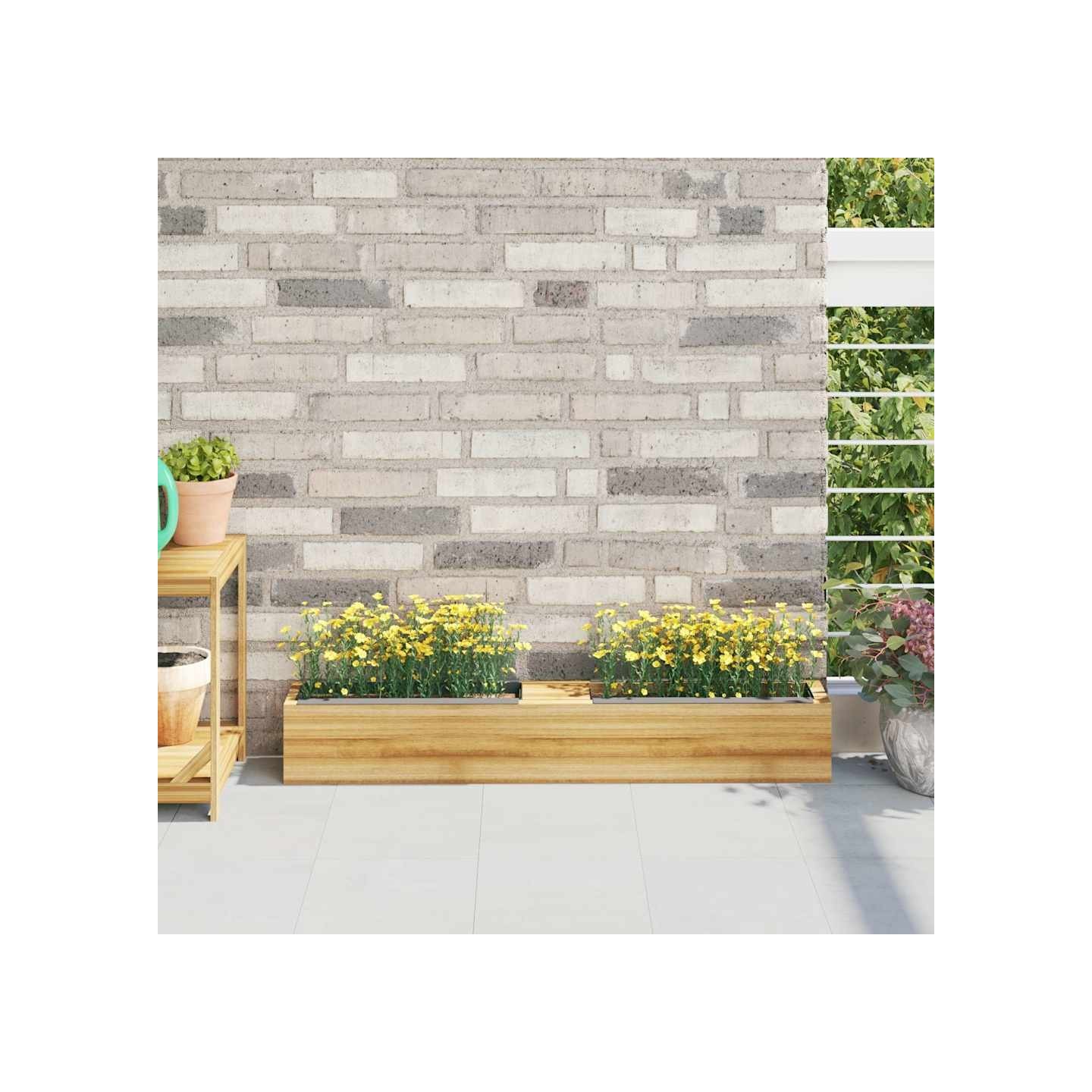 Boîtes à fleurs pour palettes euro 12 pcs Gris 36x13,5x9,5cm PP