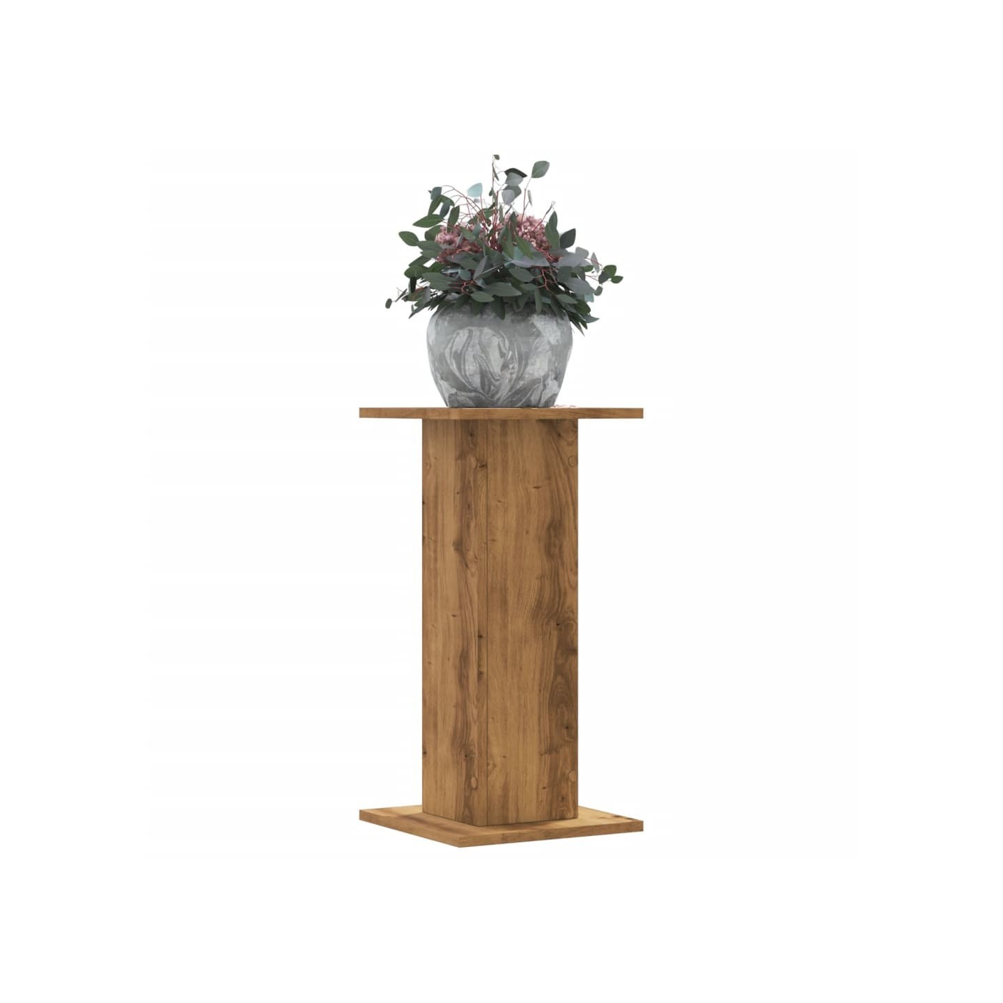 Supports pour plantes 2 pcs chêne artisanal bois d'ingénierie