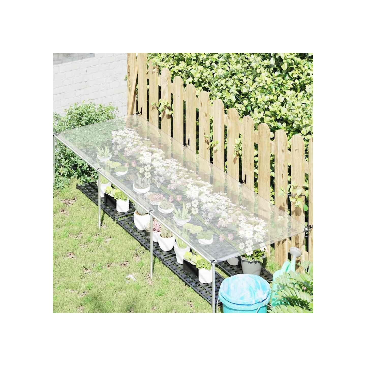 Housse de protection plantes avec œillets 1x3 m polyéthylène