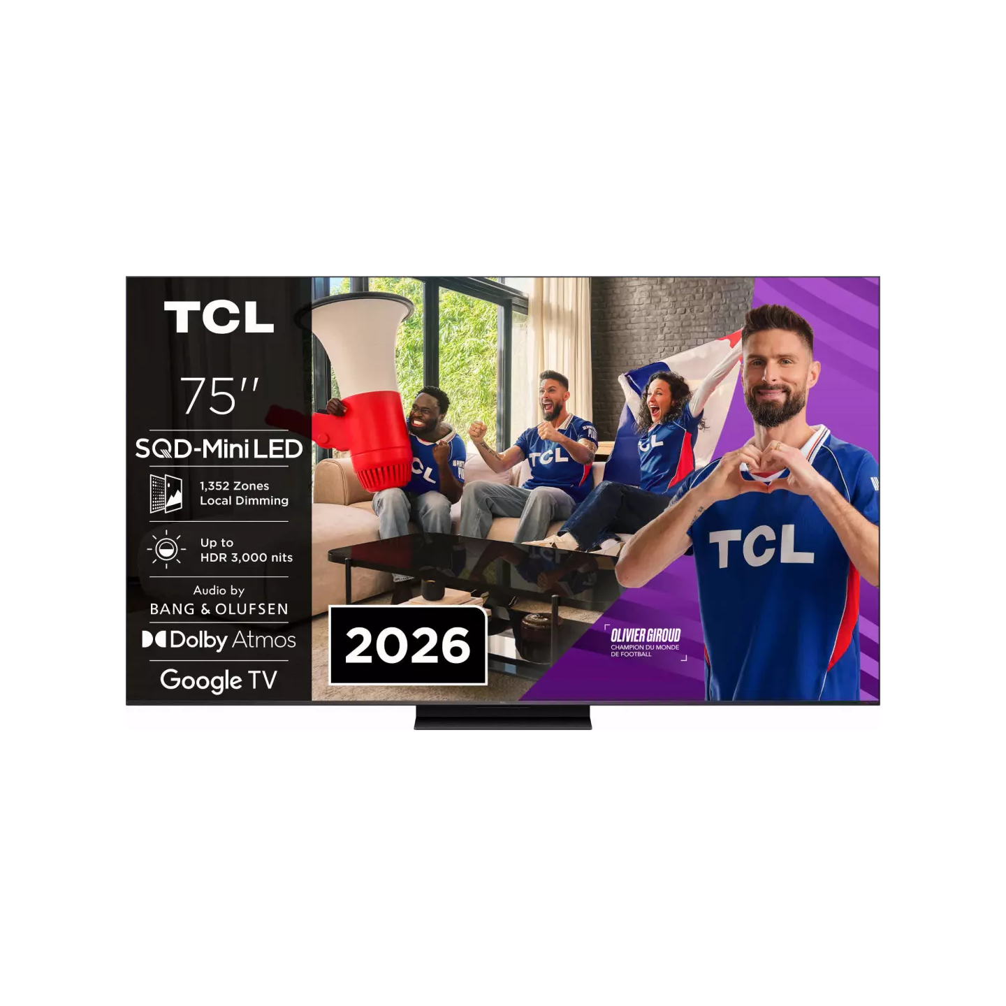 TV QLED TCL 75C79L 75" 4K SQD-Mini LED 144 Hz | Nimestore