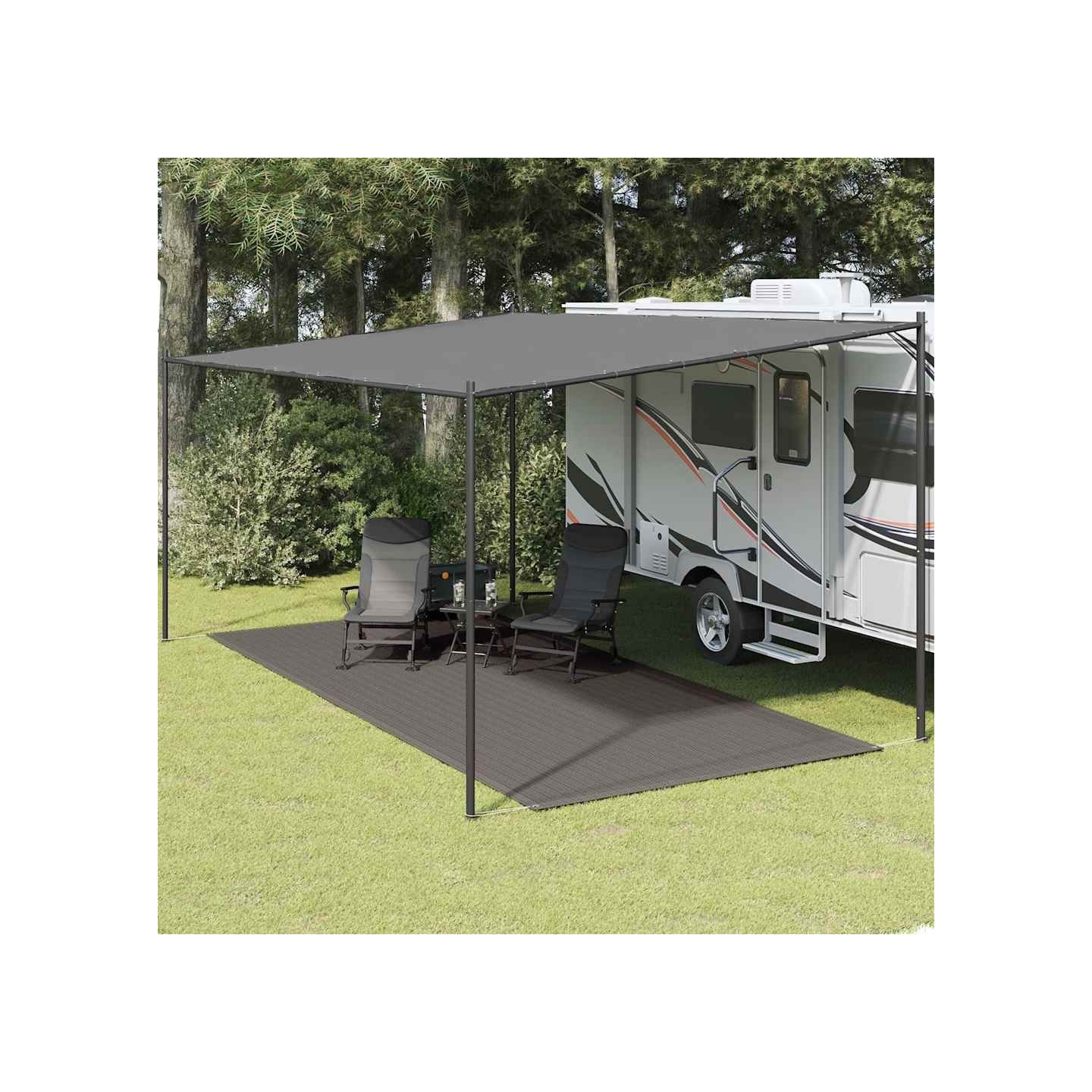 Tapis de tente 250x550 cm Anthracite