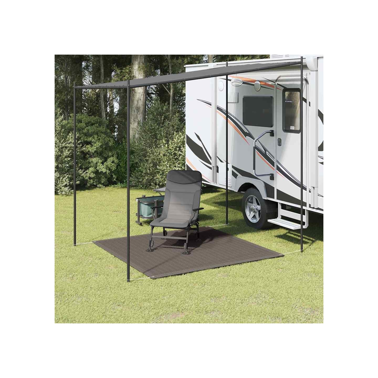 Tapis de tente 200x200 cm Anthracite