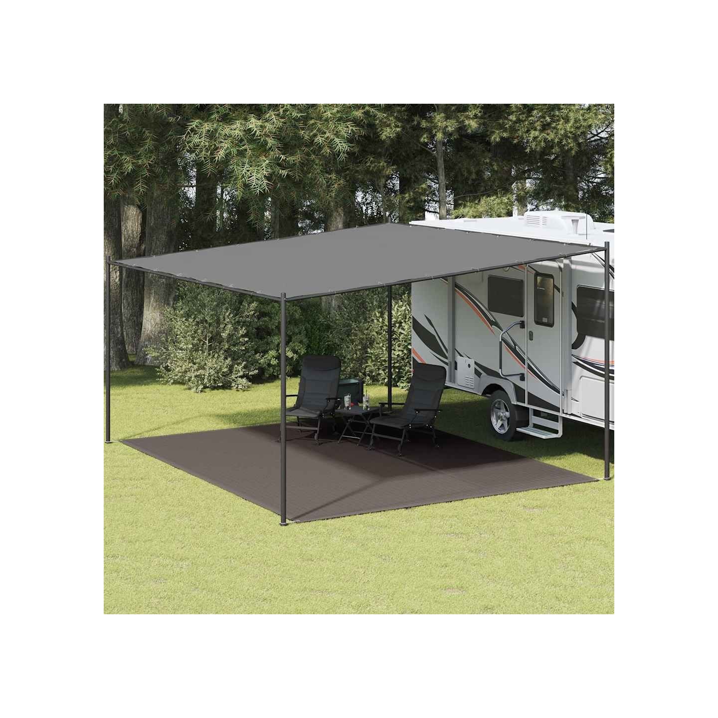 Tapis de tente 400x500 cm Anthracite