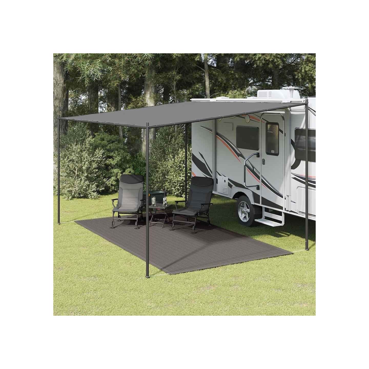 Tapis de tente 250x450 cm Anthracite