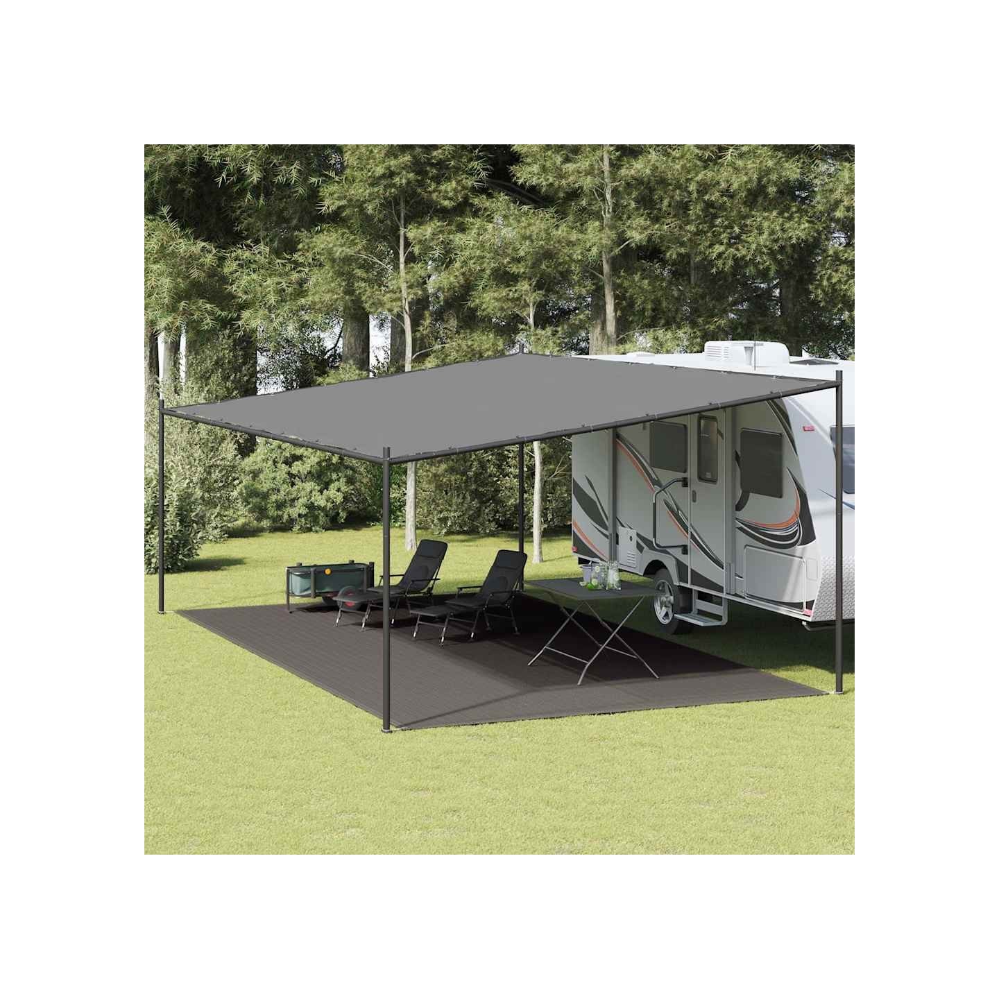 Tapis de tente 400x700 cm Anthracite