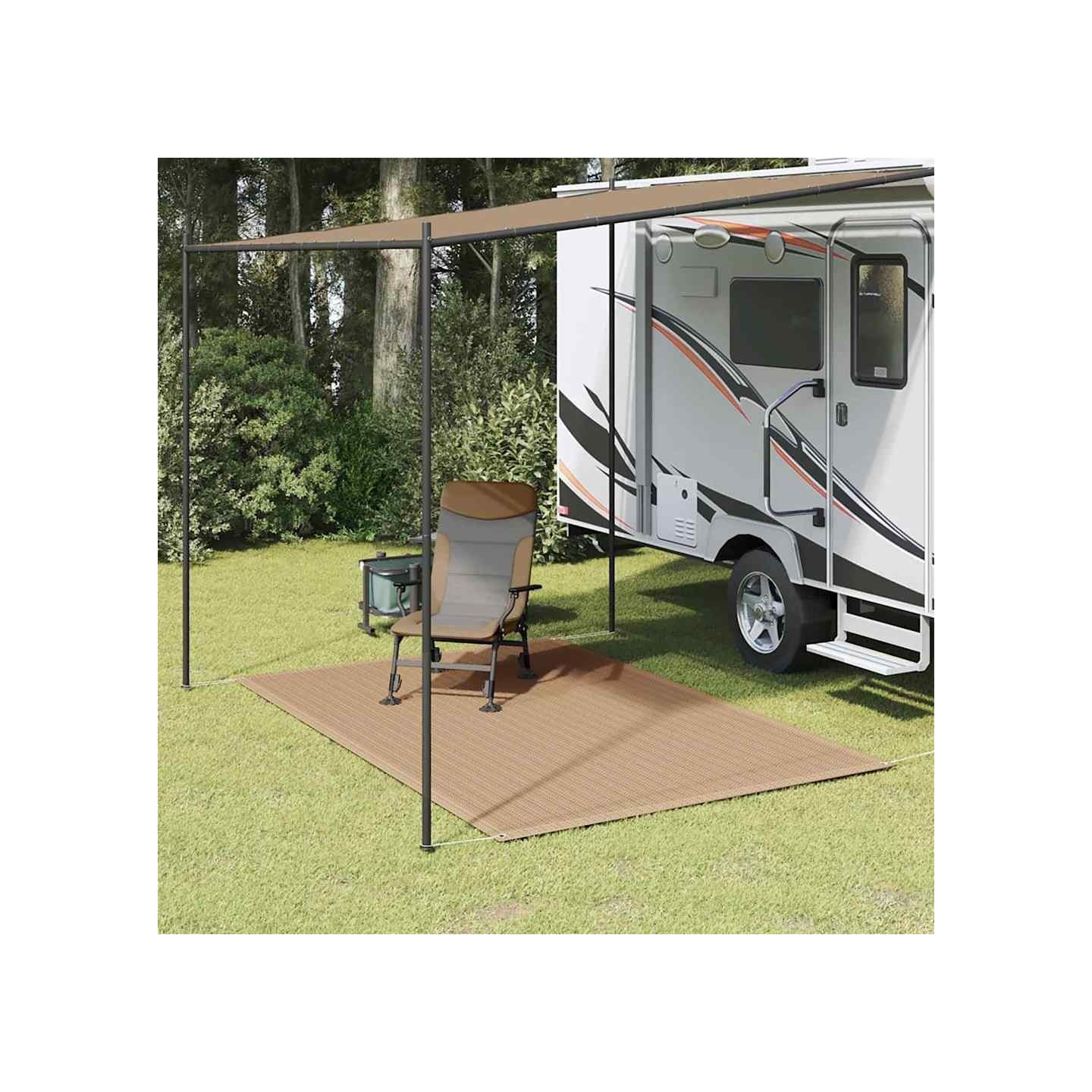 Tapis de tente 250x200 cm Taupe