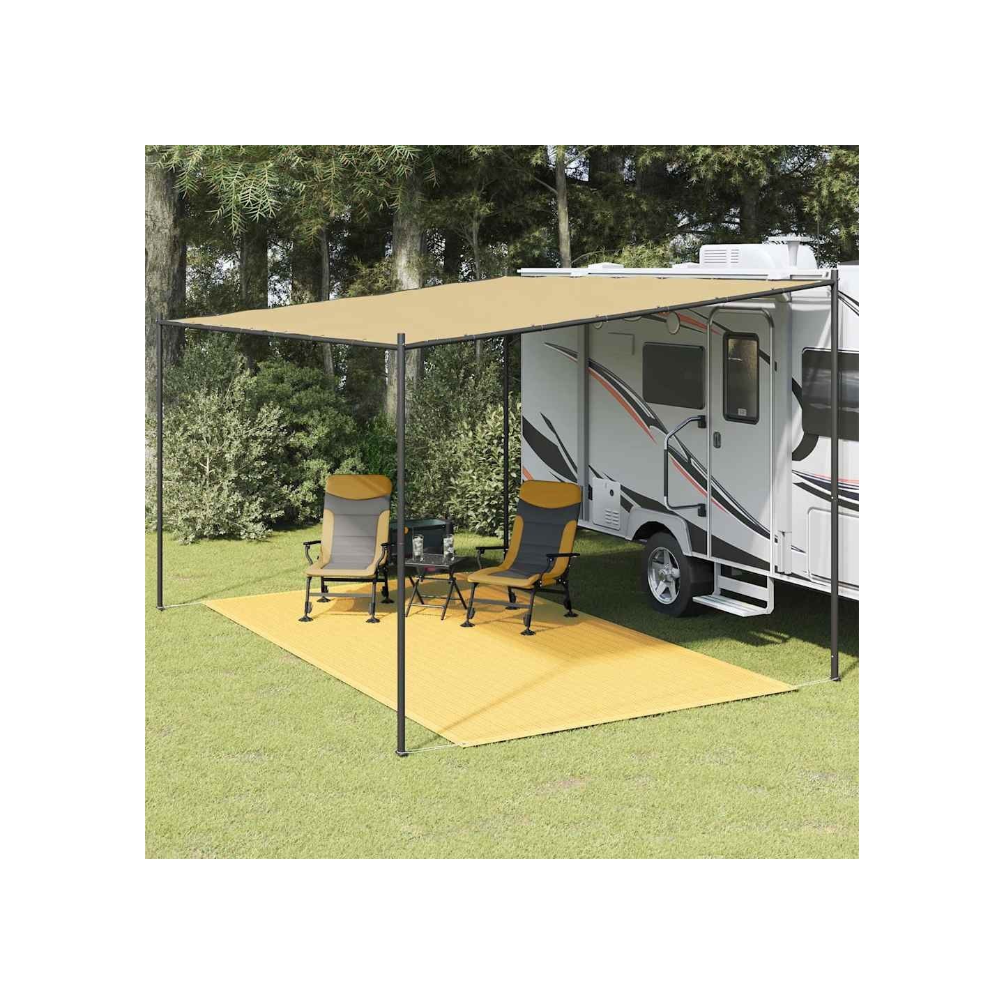 Tapis de tente 200x400 cm Beige